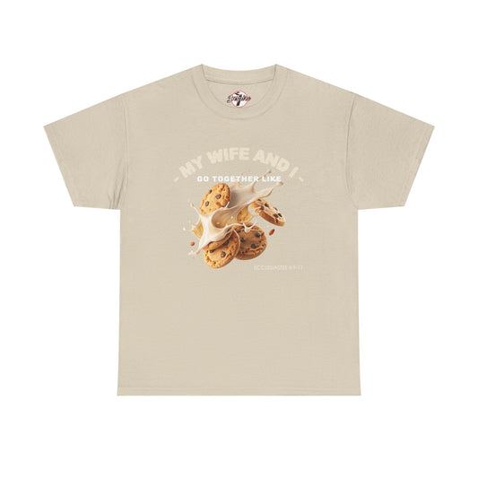 My Wife and I Go Together Like Cookies & Milk Men's Graphic Tee