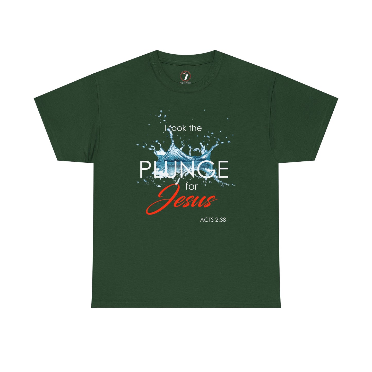 Plunge for Jesus Unisex Heavy Cotton Tee - Faith-Inspired Graphic Shirt