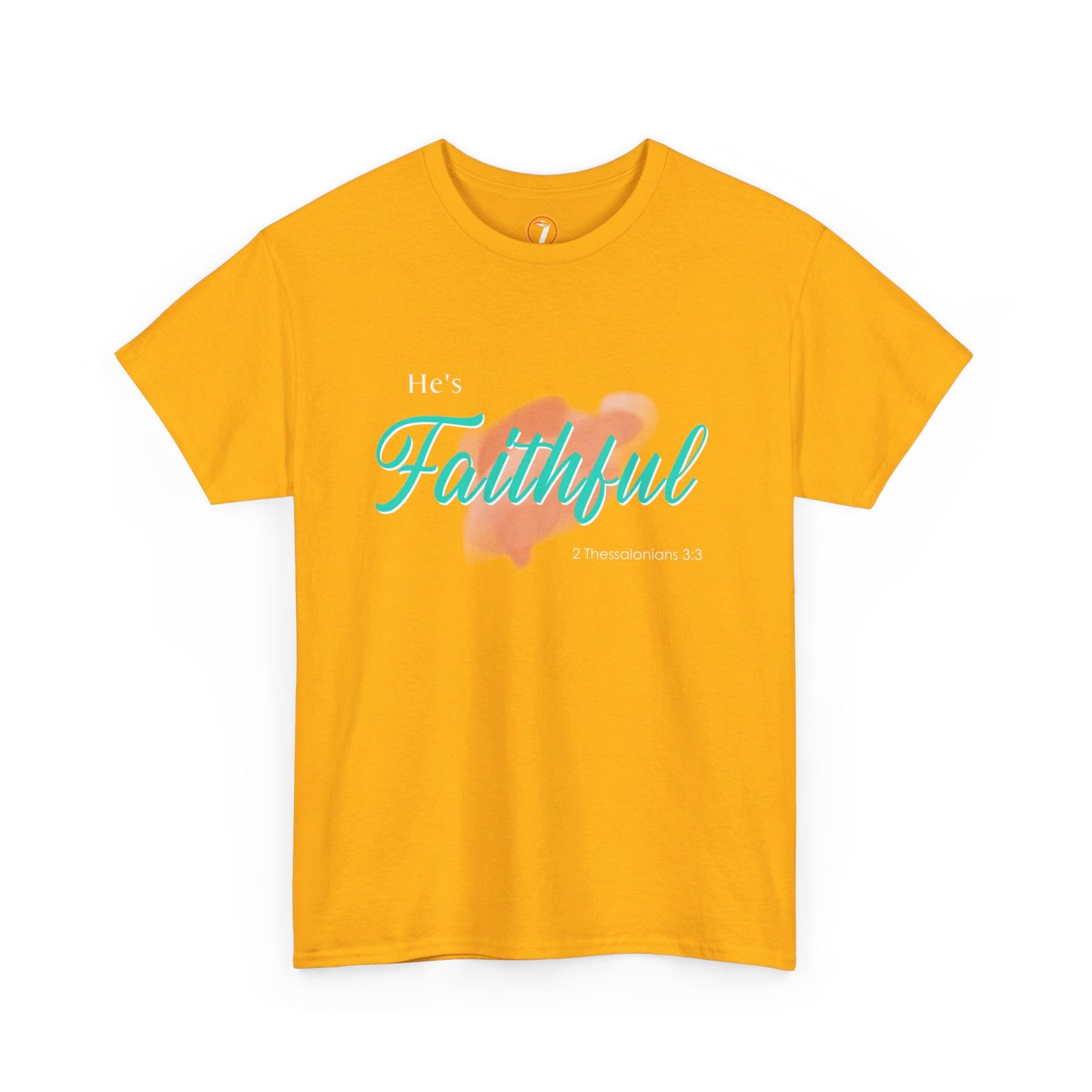 He's Faithful Unisex Heavy Cotton Tee