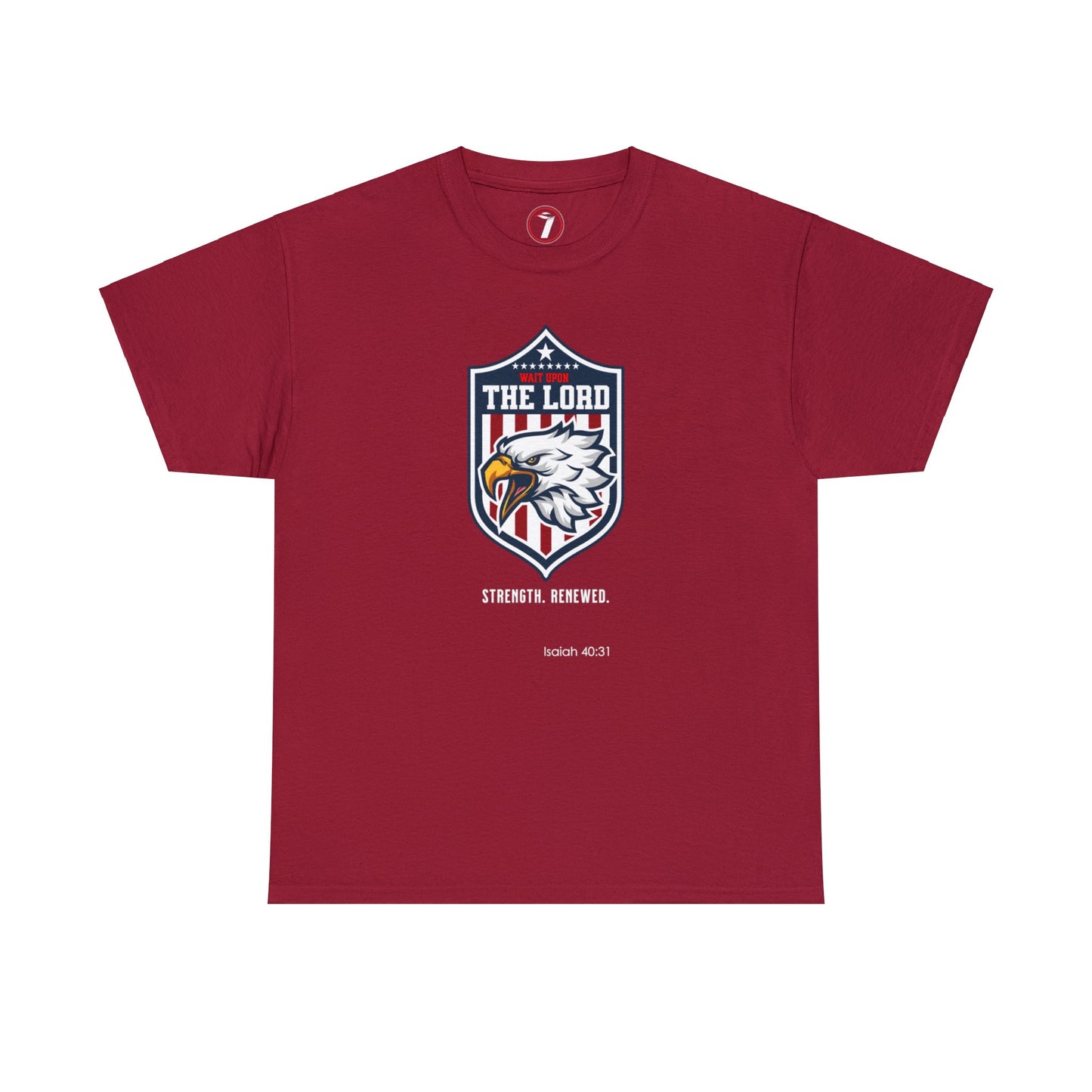 Wait Upon the Lord Unisex Heavy Cotton Tee