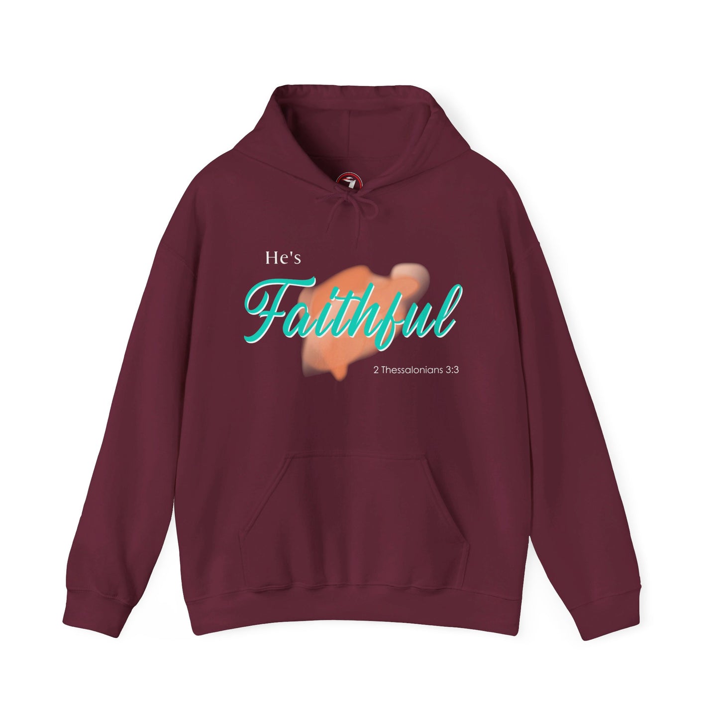 He's Faithful Unisex Heavy Blend™ Hooded Sweatshirt