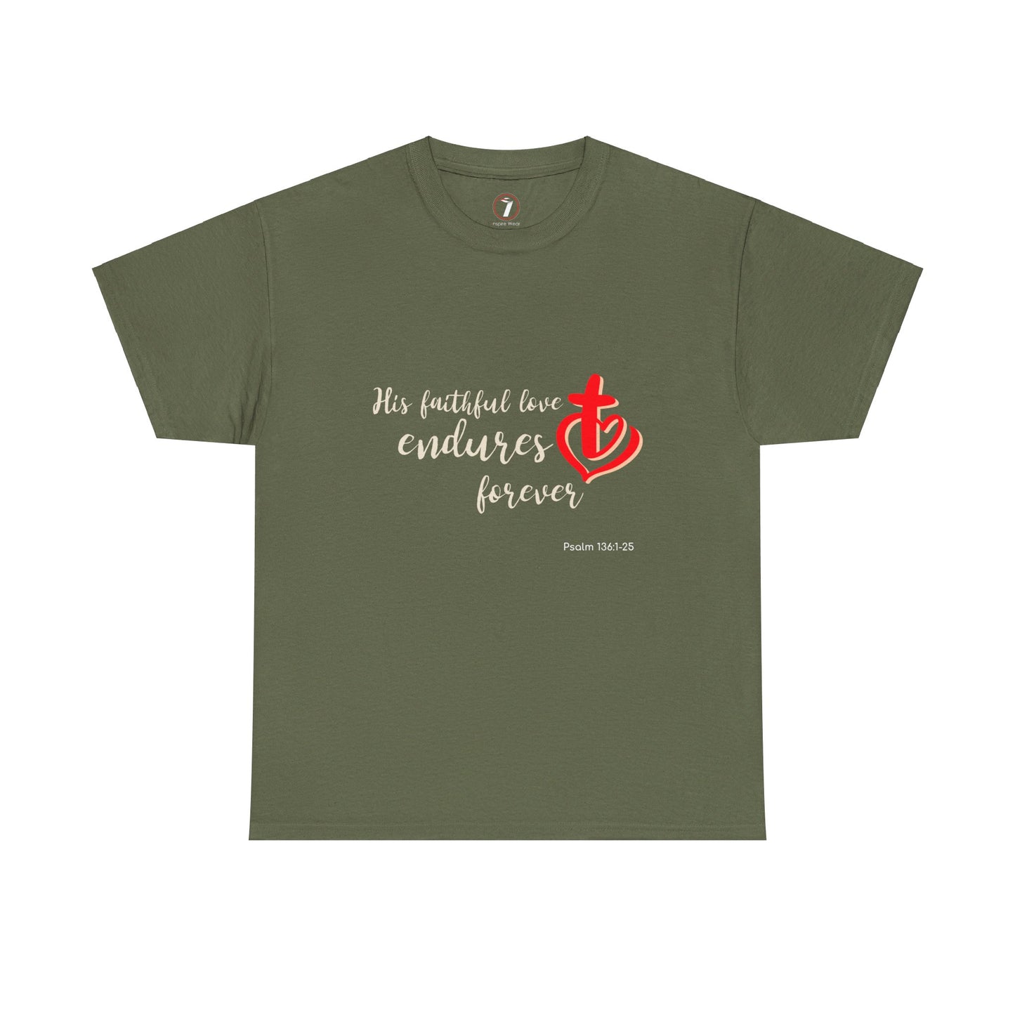 His Faithful Love Unisex Heavy Cotton Tee
