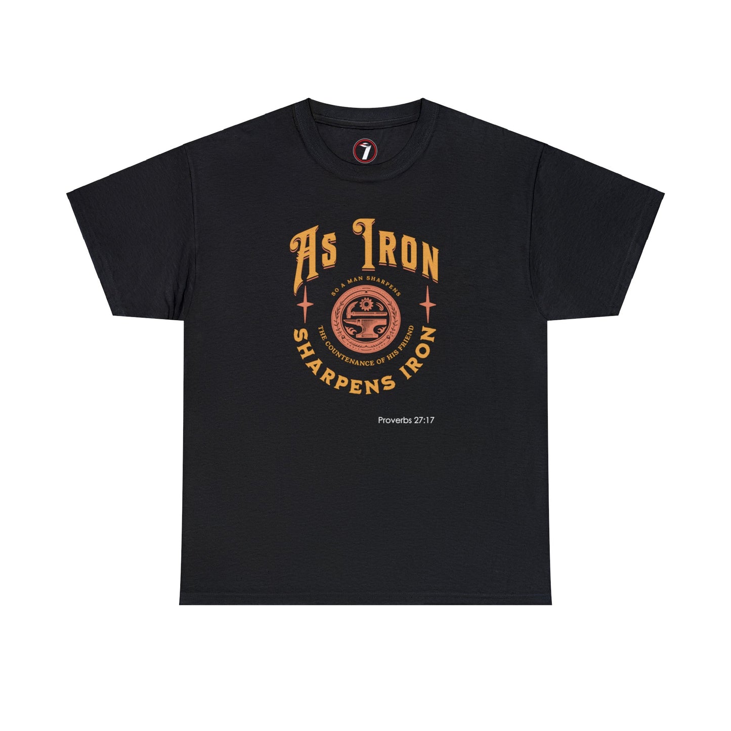 As Iron Sharpens Iron Unisex Heavy Cotton Tee