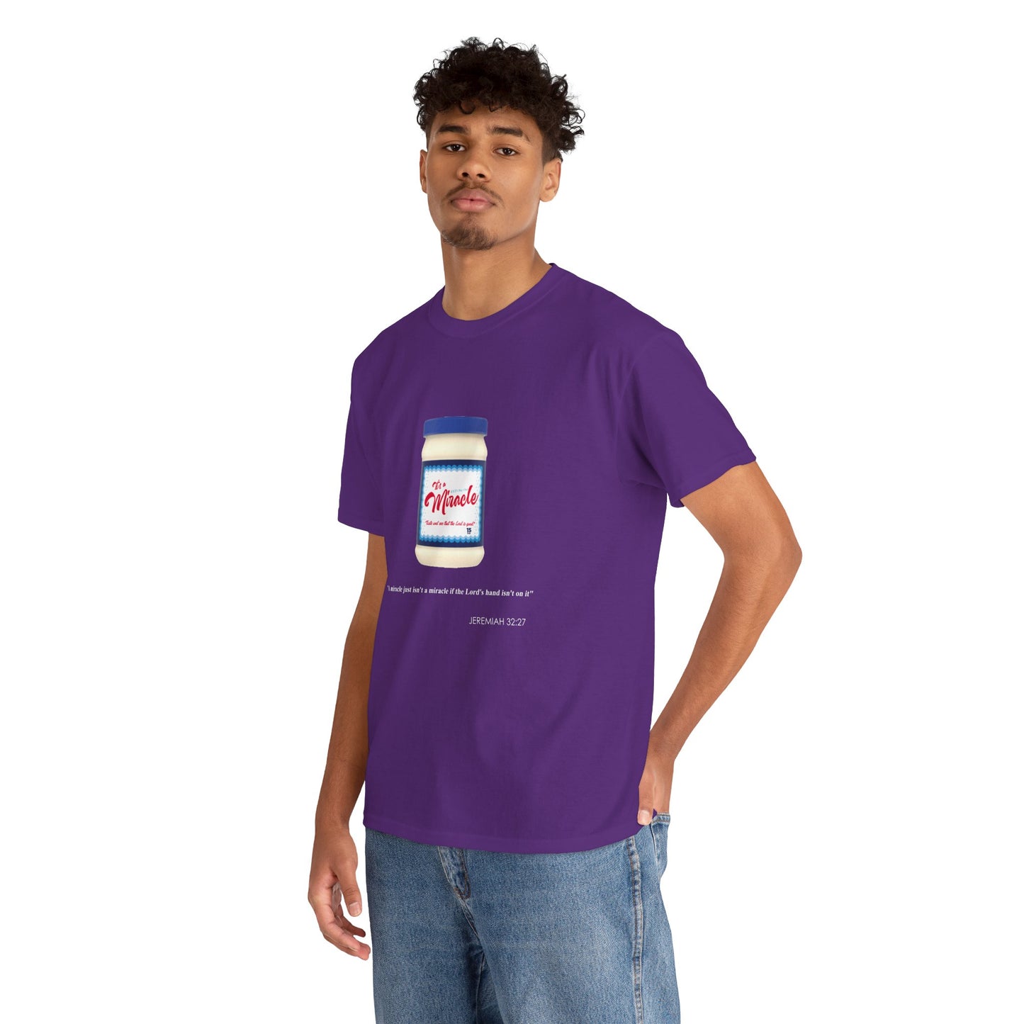 It's a Miracle Inspirational Unisex Heavy Cotton Tee