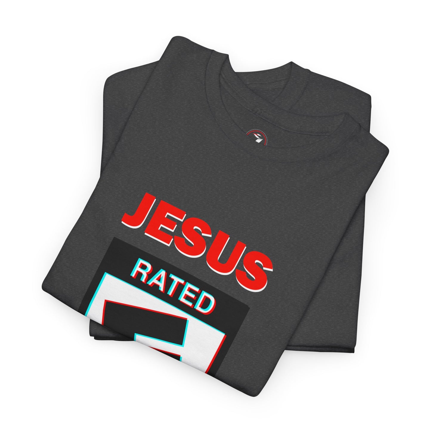 Jesus Rated E Unisex Heavy Cotton Tee Christian T-Shirt