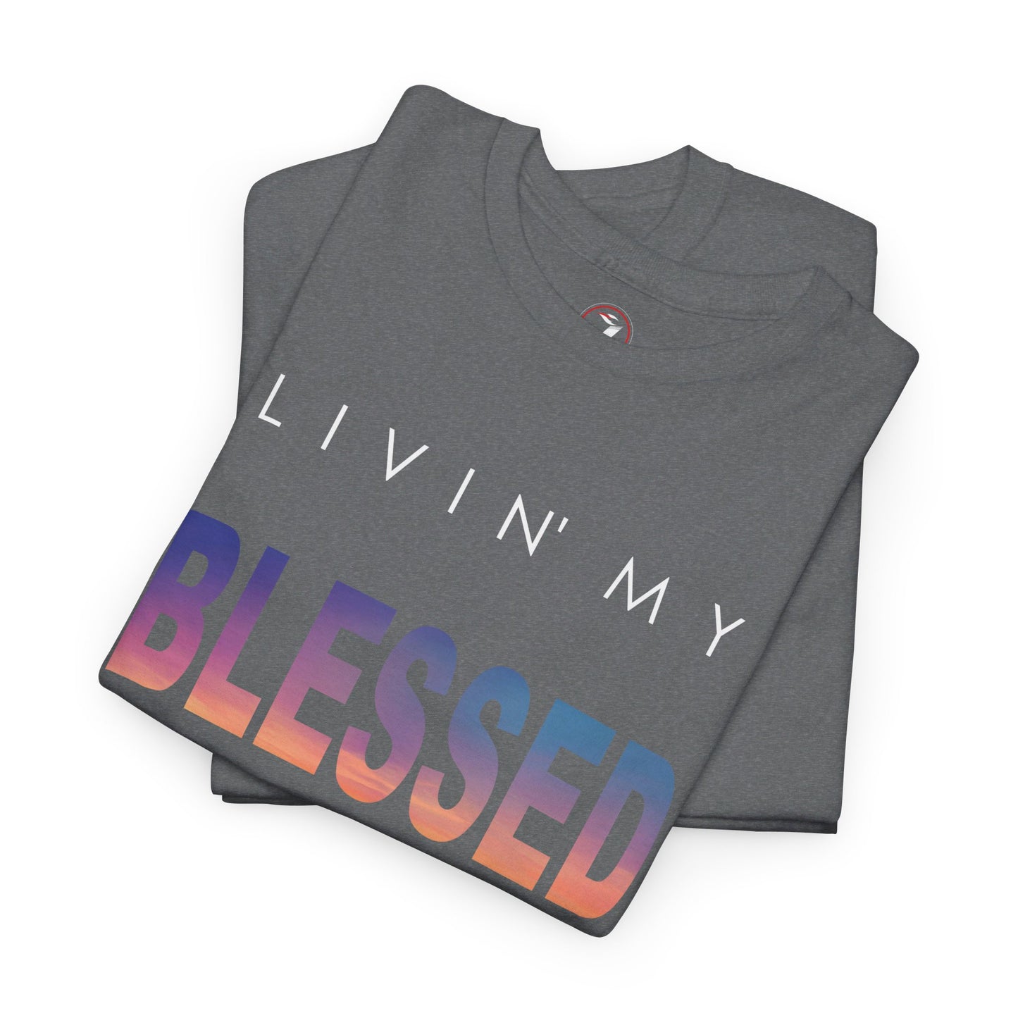 Livin' My Blessed Life Unisex Heavy Cotton Tee