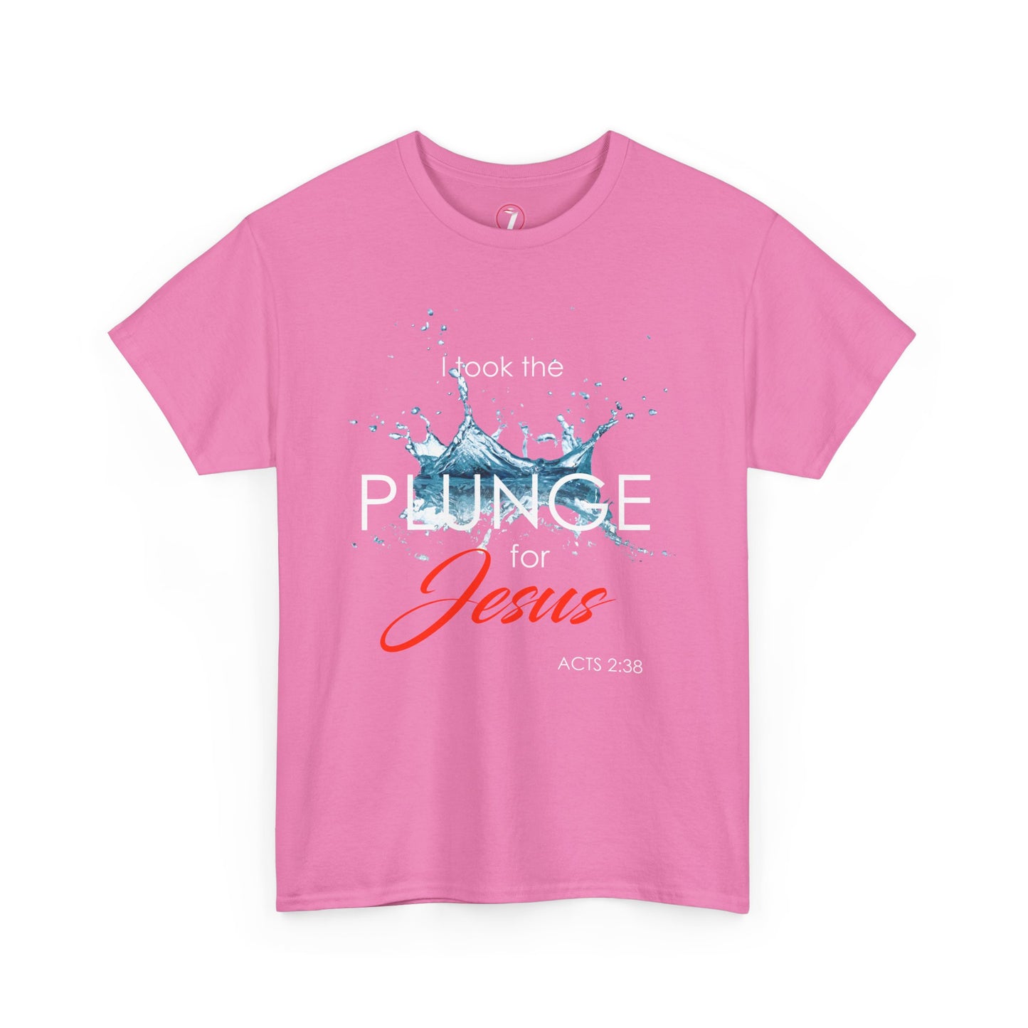 Plunge for Jesus Unisex Heavy Cotton Tee - Faith-Inspired Graphic Shirt