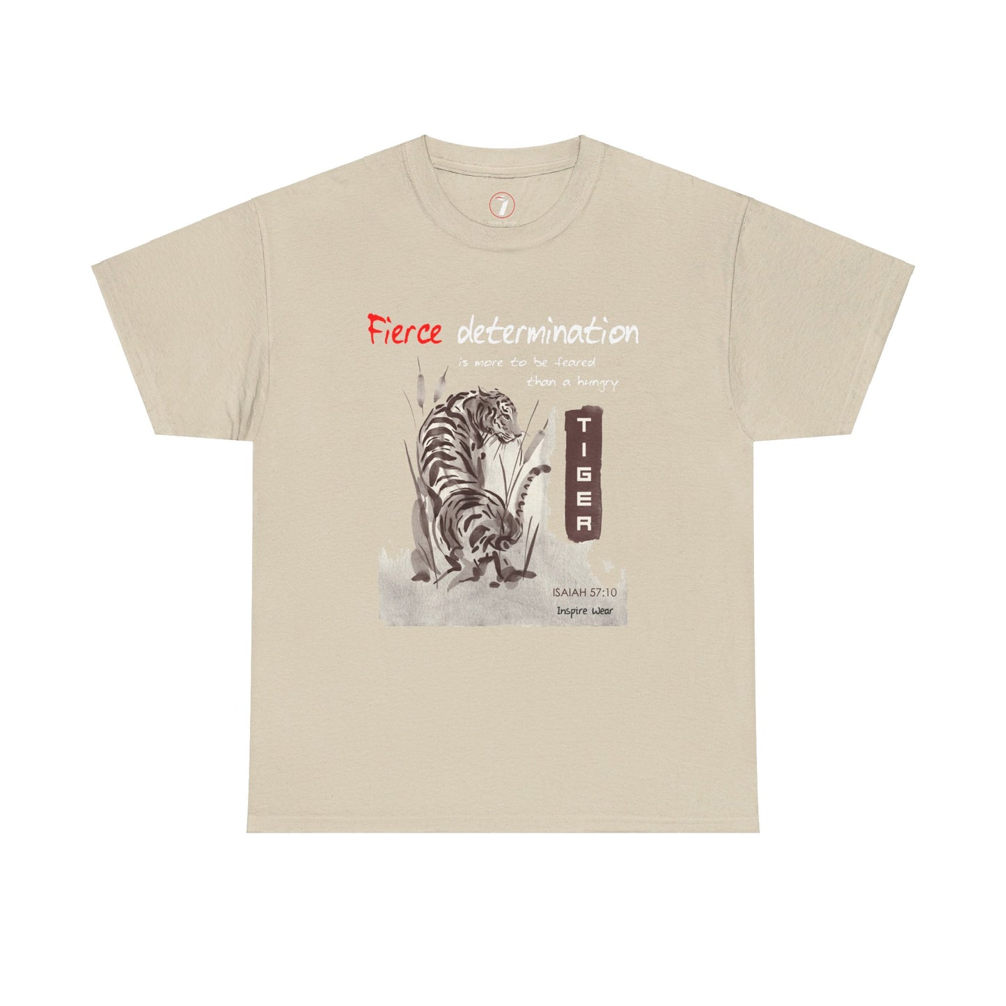Fierce Determination Unisex Heavy Cotton Tee