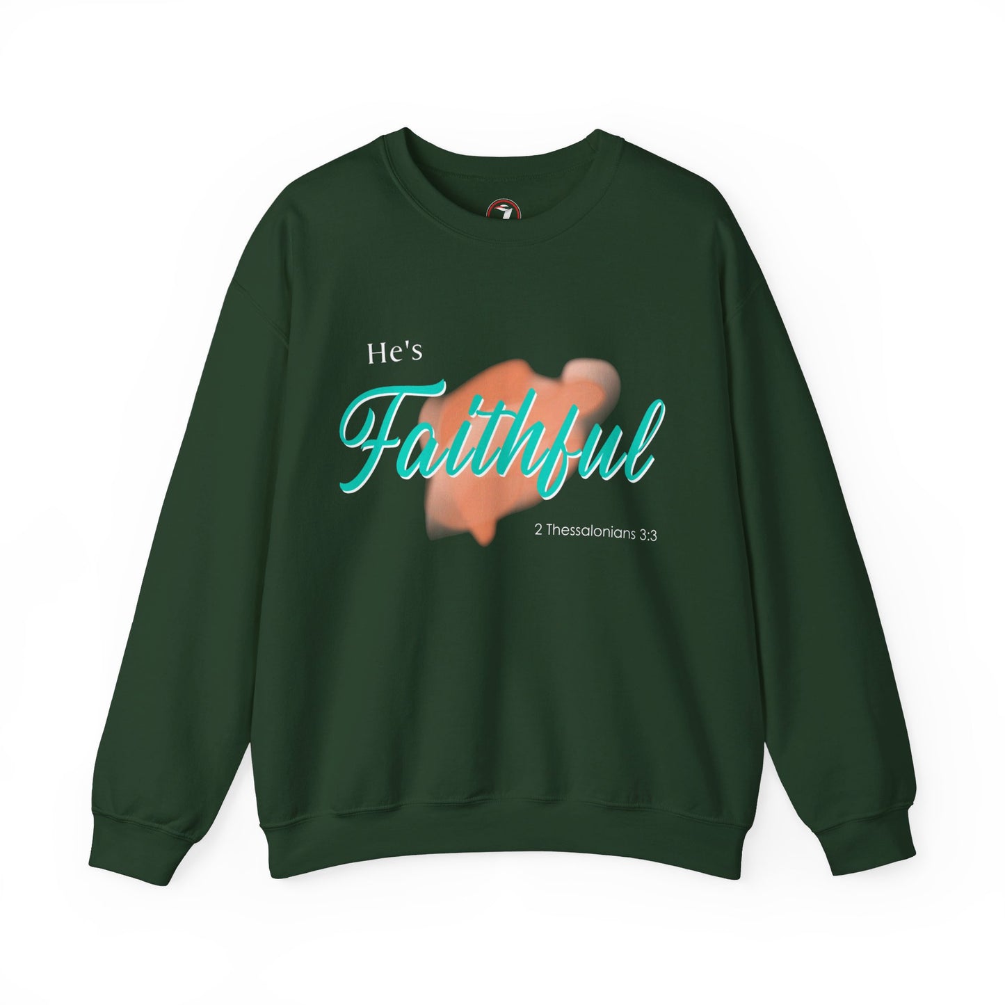 He's Faithful Unisex Heavy Blend™ Crewneck Sweatshirt