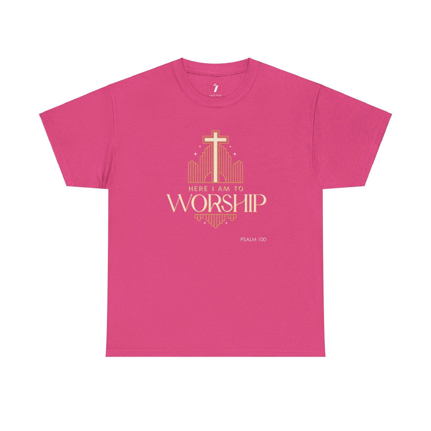 Here I am to Worship Unisex Heavy Cotton Tee