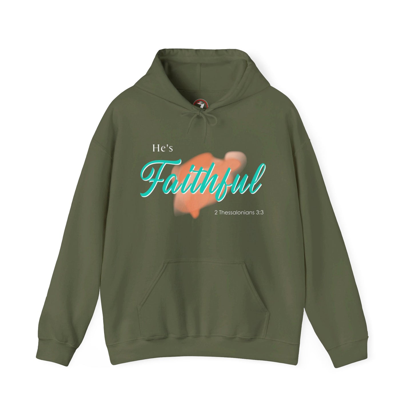 He's Faithful Unisex Heavy Blend™ Hooded Sweatshirt