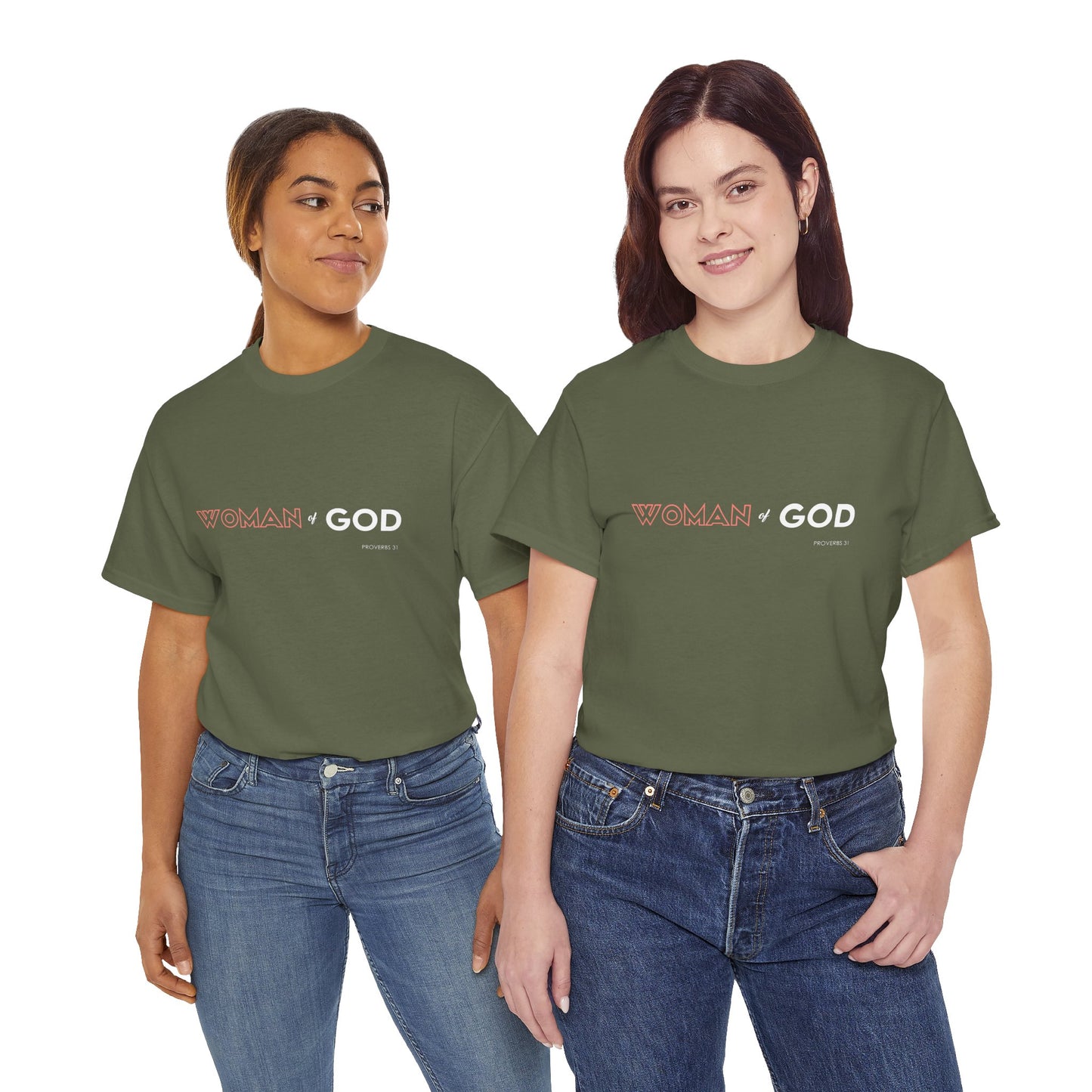 Empowering Woman of God Tee - Unisex Heavy Cotton Shirt