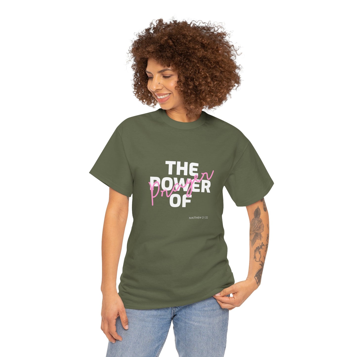 The Power of Prayer Unisex Heavy Cotton Tee