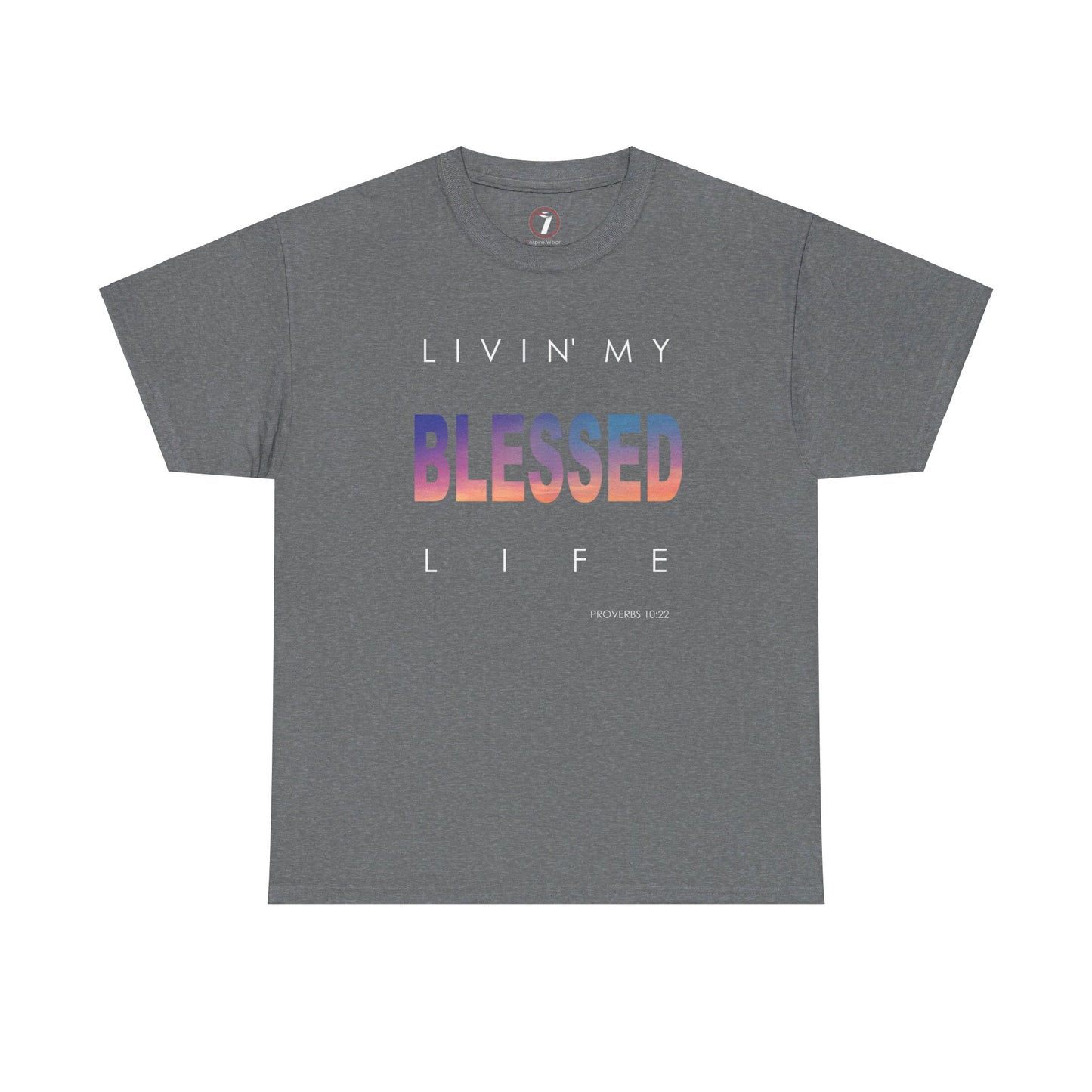 Livin' My Blessed Life Unisex Heavy Cotton Tee