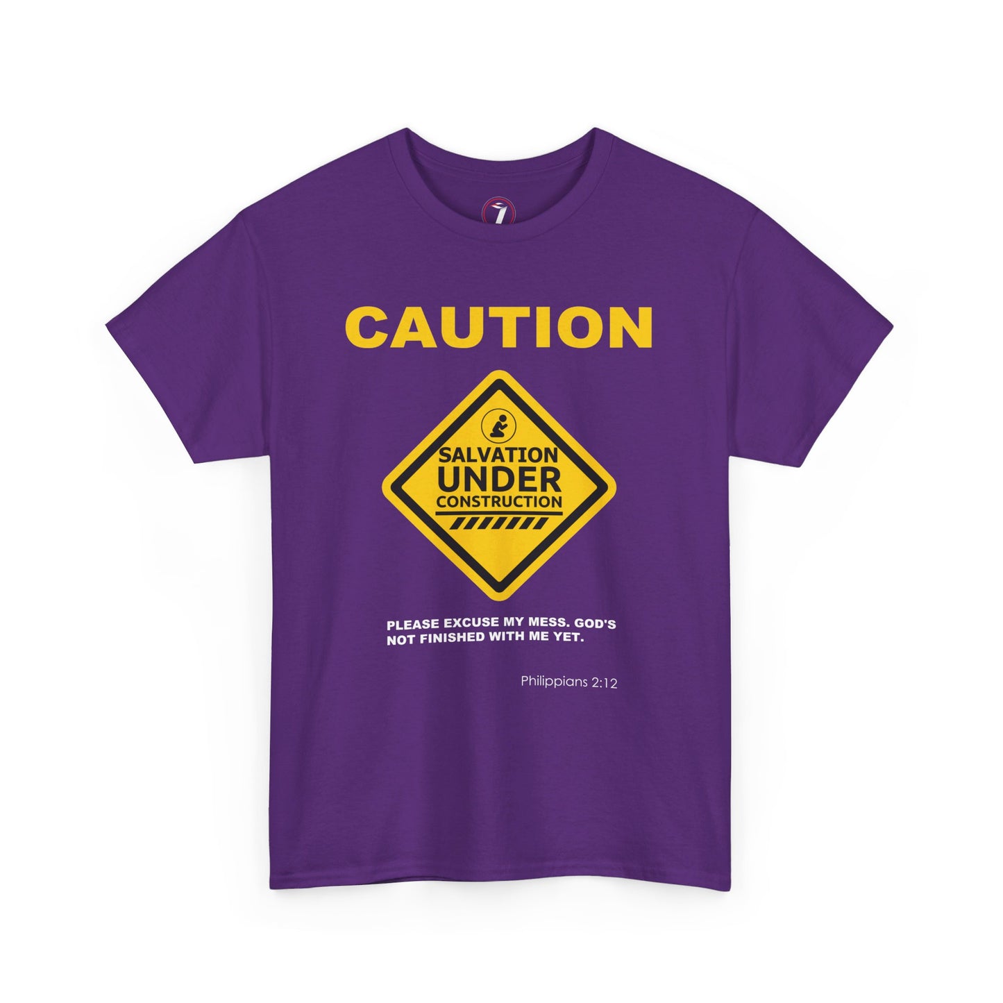 Salvation Under Construction Unisex Heavy Cotton Tee
