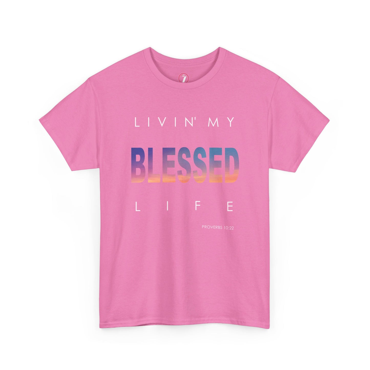 Livin' My Blessed Life Unisex Heavy Cotton Tee