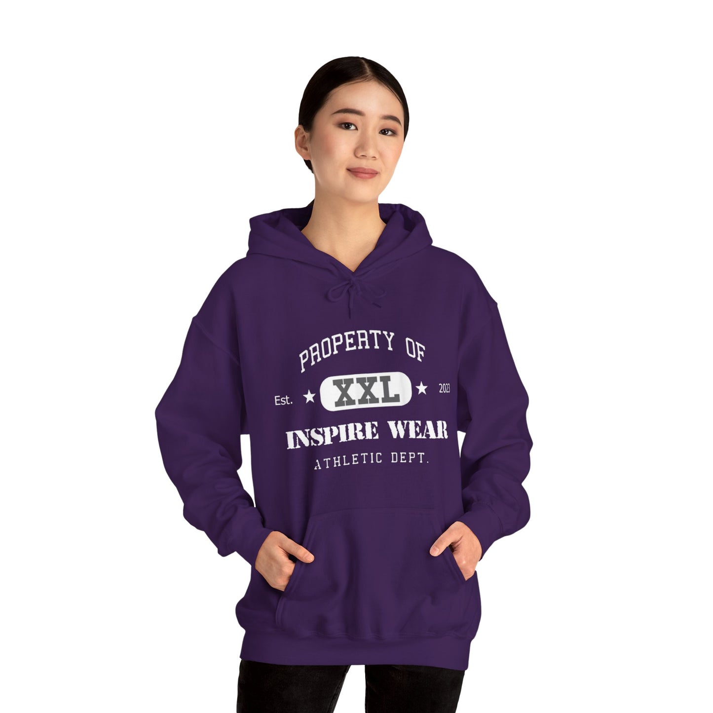 Inspire Wear Athletic Unisex Heavy Blend™ Hooded Sweatshirt