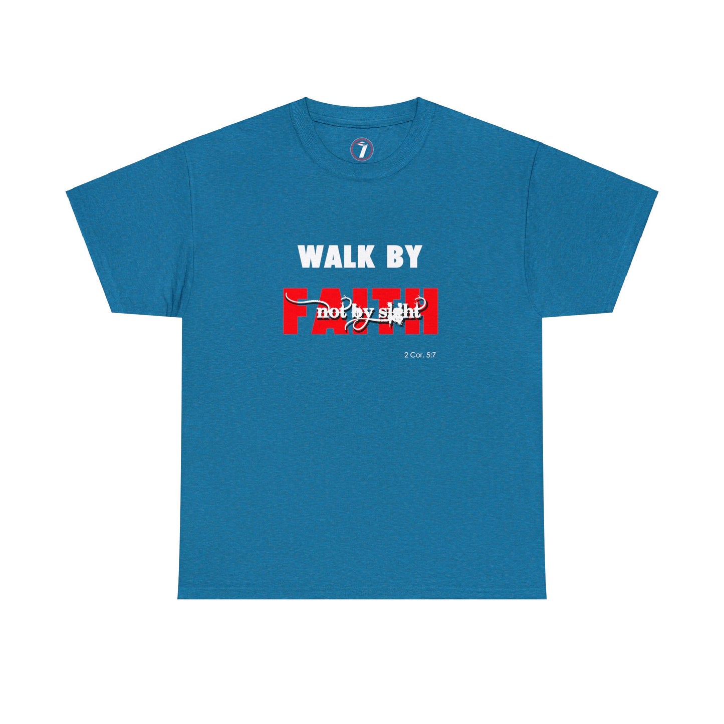 Walk by Faith Unisex Heavy Cotton Tee