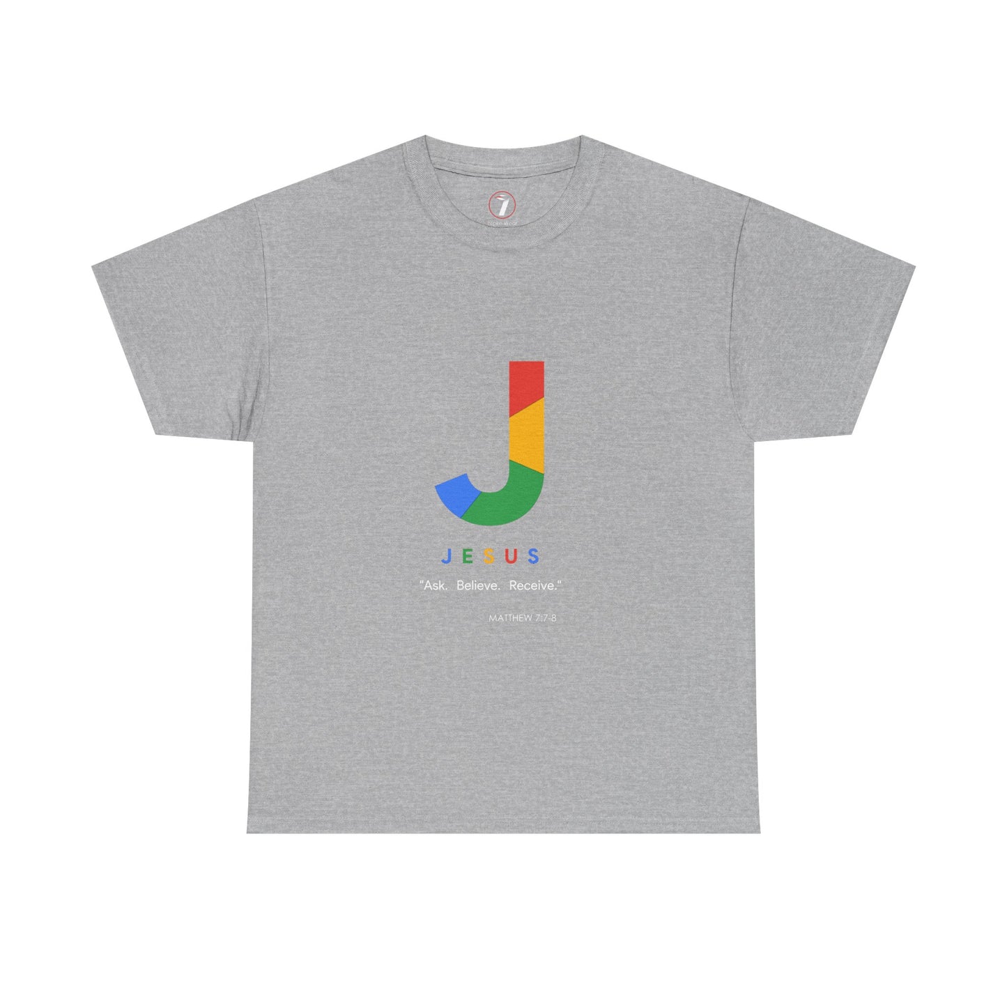 Ask. Believe. Receive. Unisex Heavy Cotton Tee