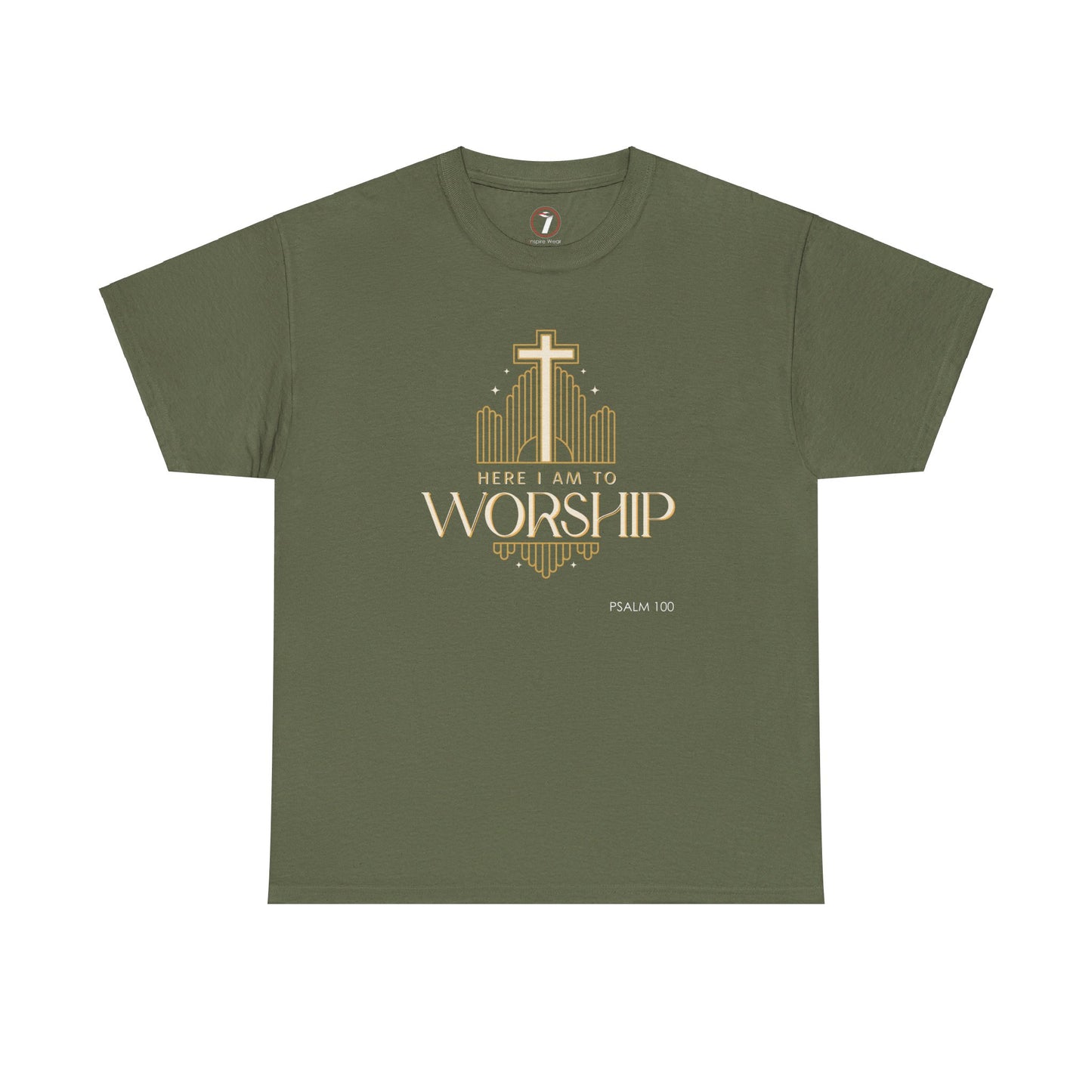 Here I am to Worship Unisex Heavy Cotton Tee