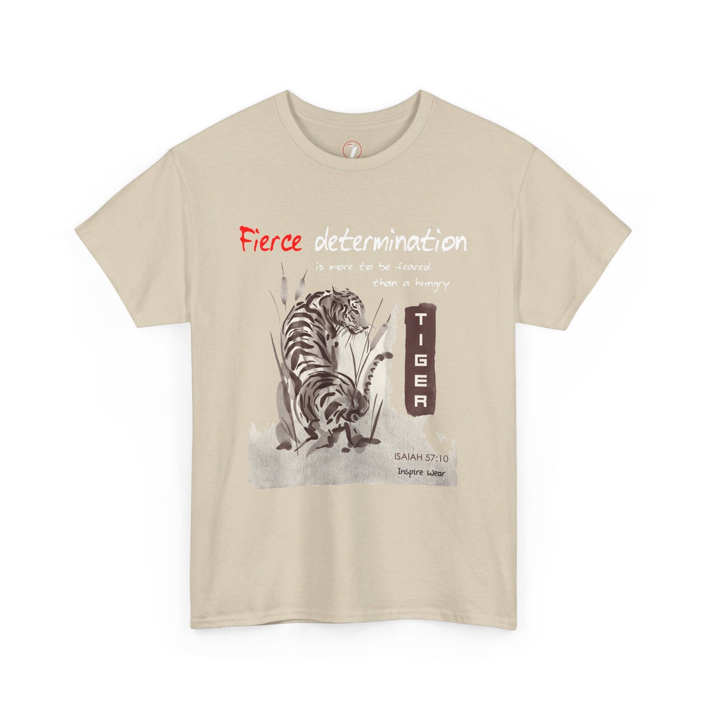 Fierce Determination Unisex Heavy Cotton Tee