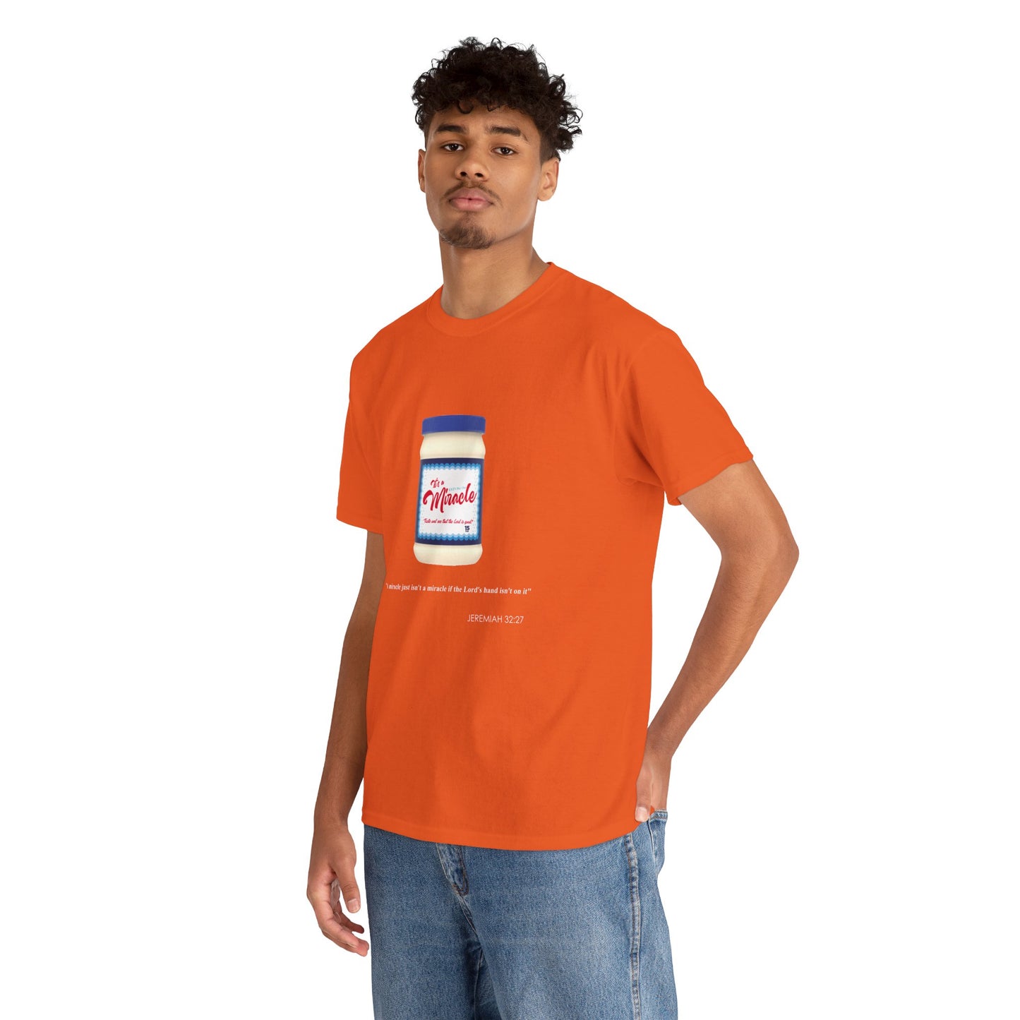It's a Miracle Inspirational Unisex Heavy Cotton Tee