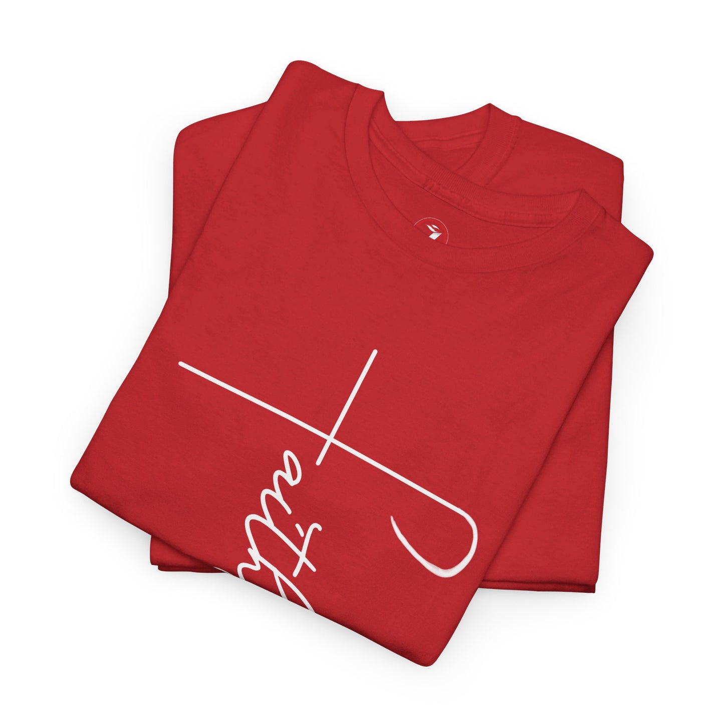 Faithful Fancy Script Unisex Heavy Cotton Tee