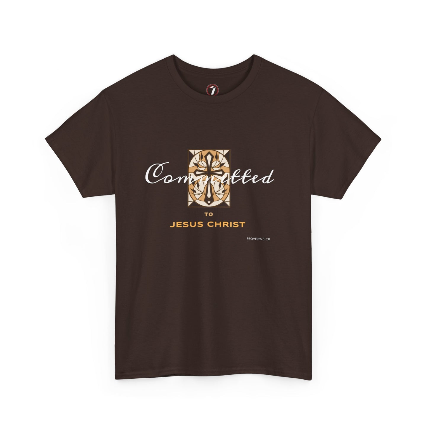 Committed to Jesus Christ Unisex Heavy Cotton Tee