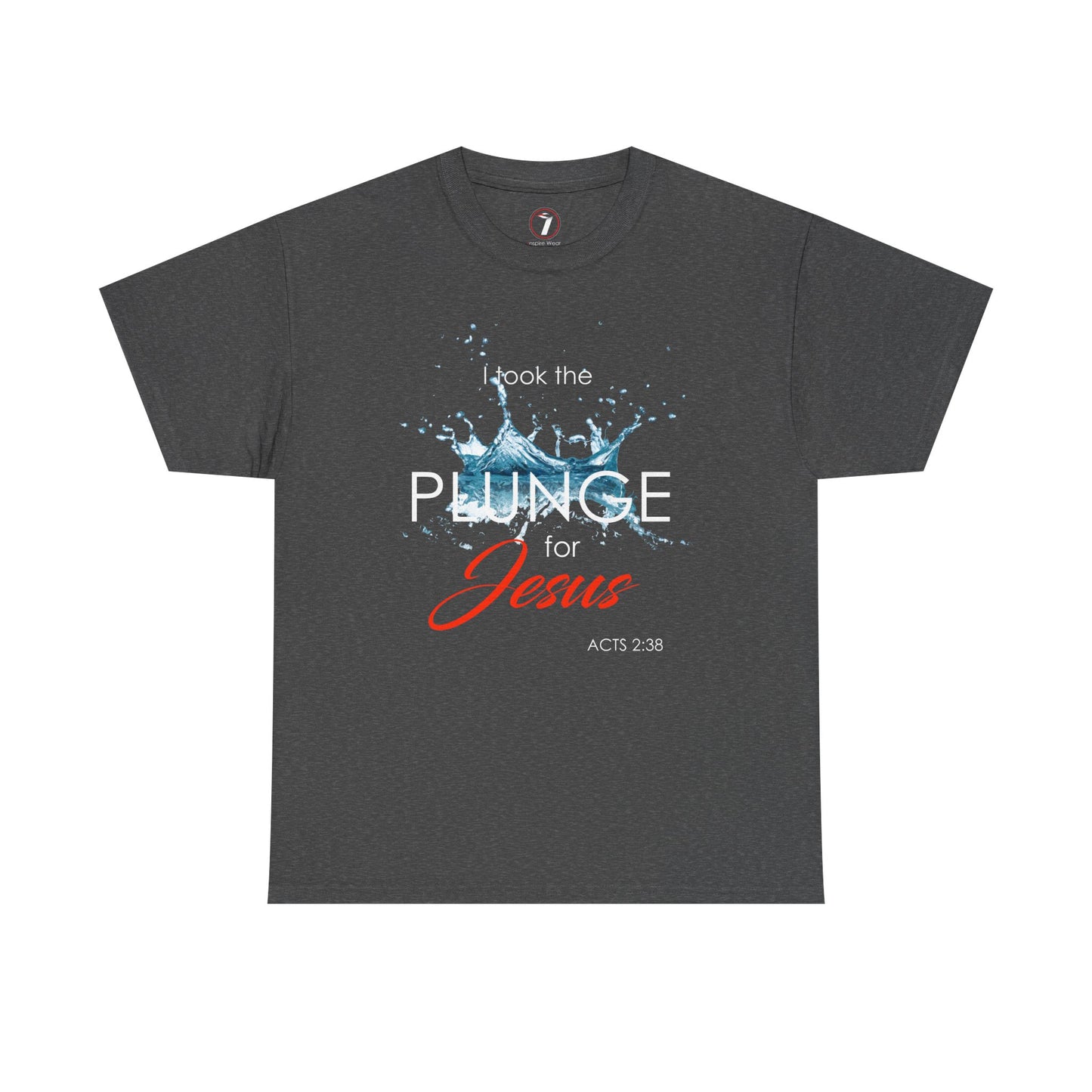 Plunge for Jesus Unisex Heavy Cotton Tee - Faith-Inspired Graphic Shirt