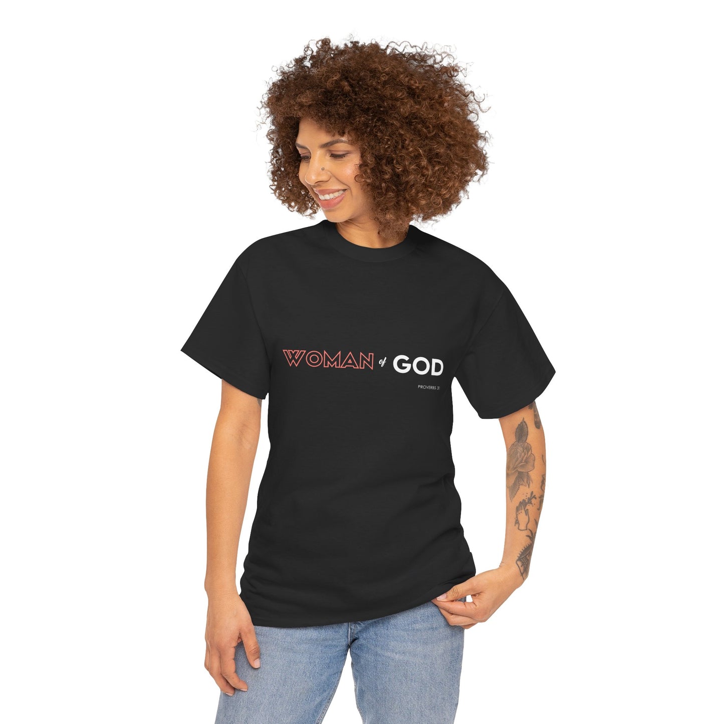 Empowering Woman of God Tee - Unisex Heavy Cotton Shirt