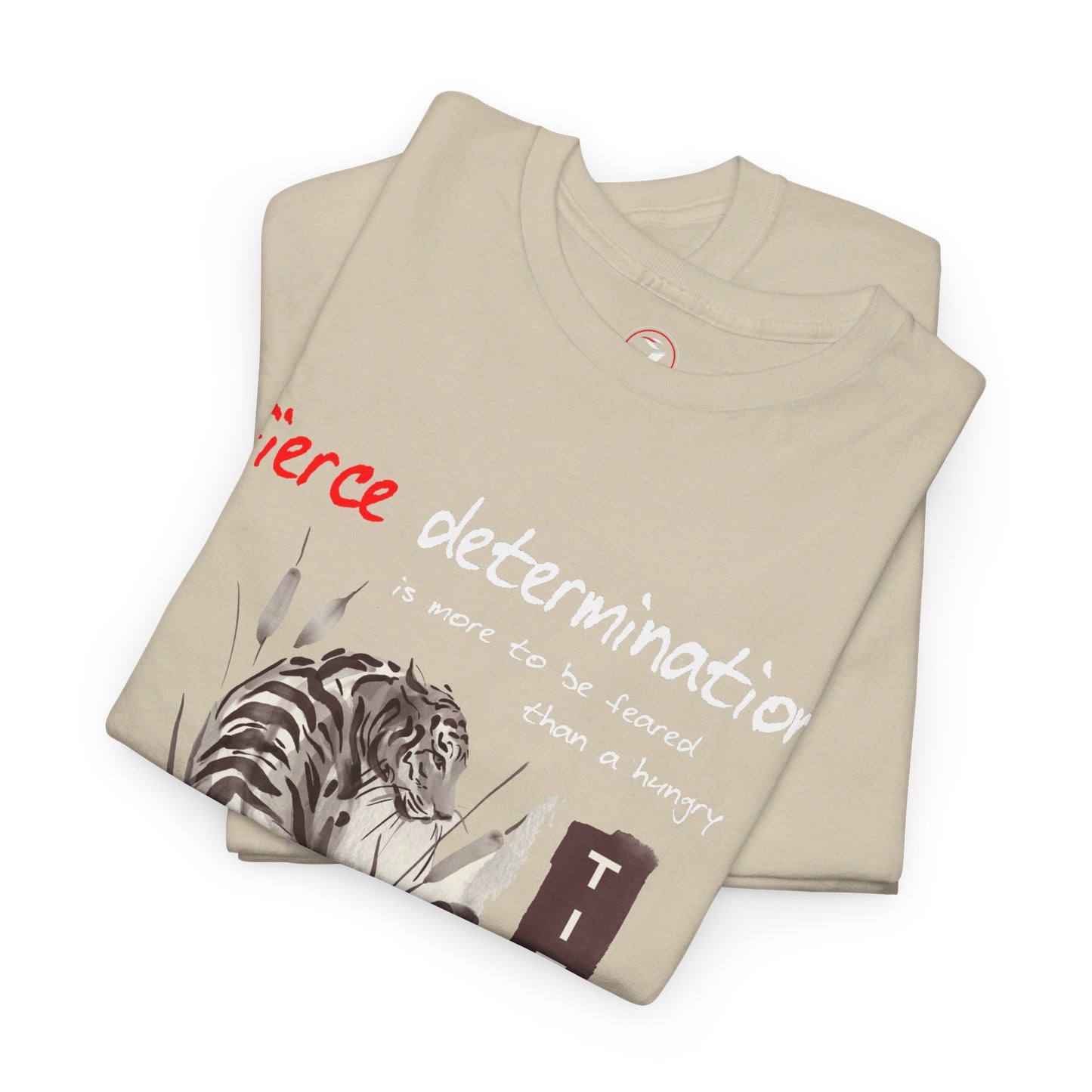 Fierce Determination Unisex Heavy Cotton Tee