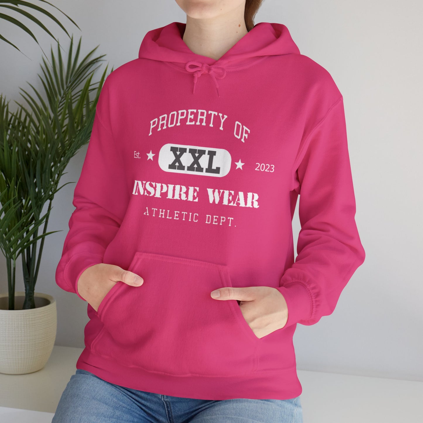 Inspire Wear Athletic Unisex Heavy Blend™ Hooded Sweatshirt