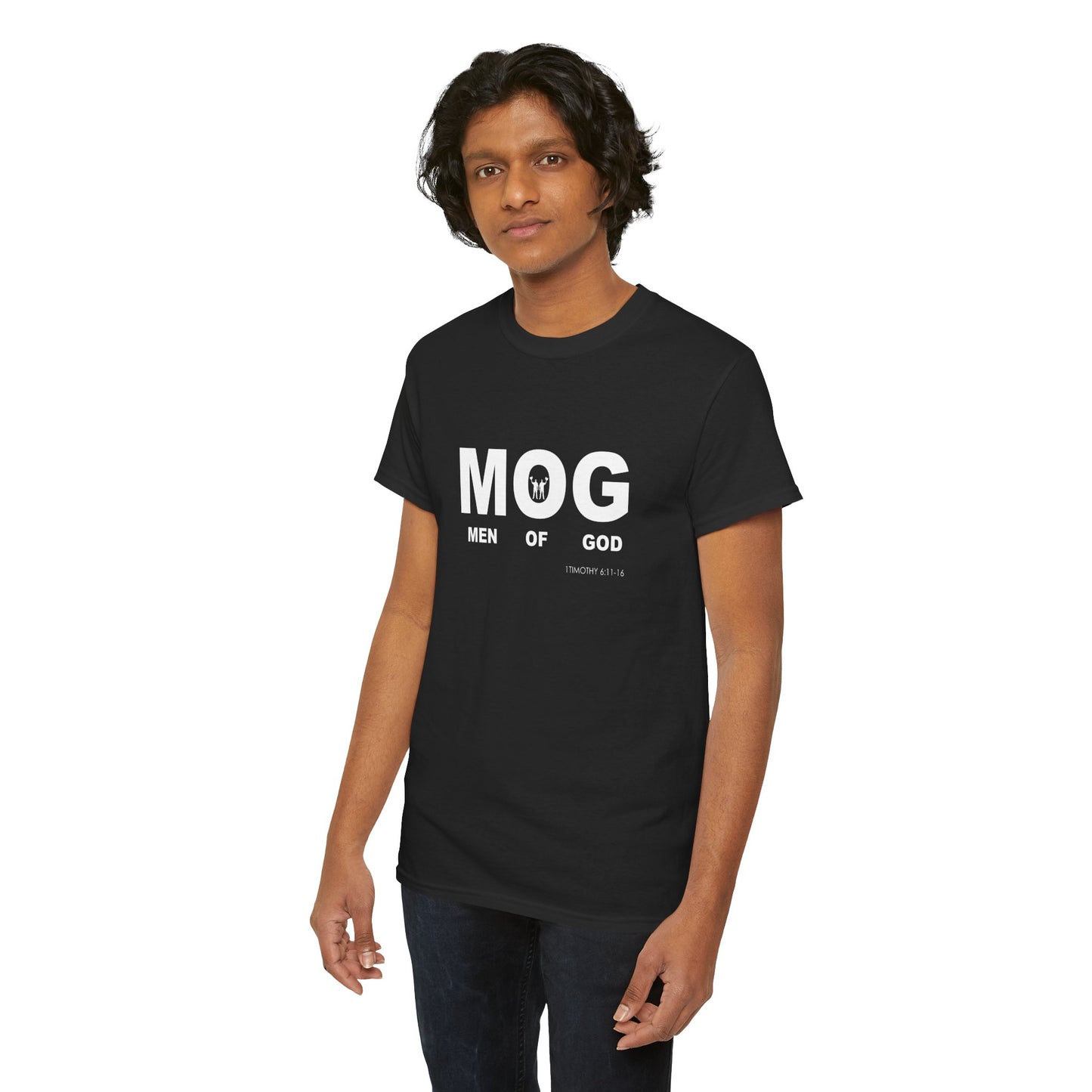 "MOG" Men of God Faith Based Graphic T-Shirt - Unisex Heavy Cotton Tee