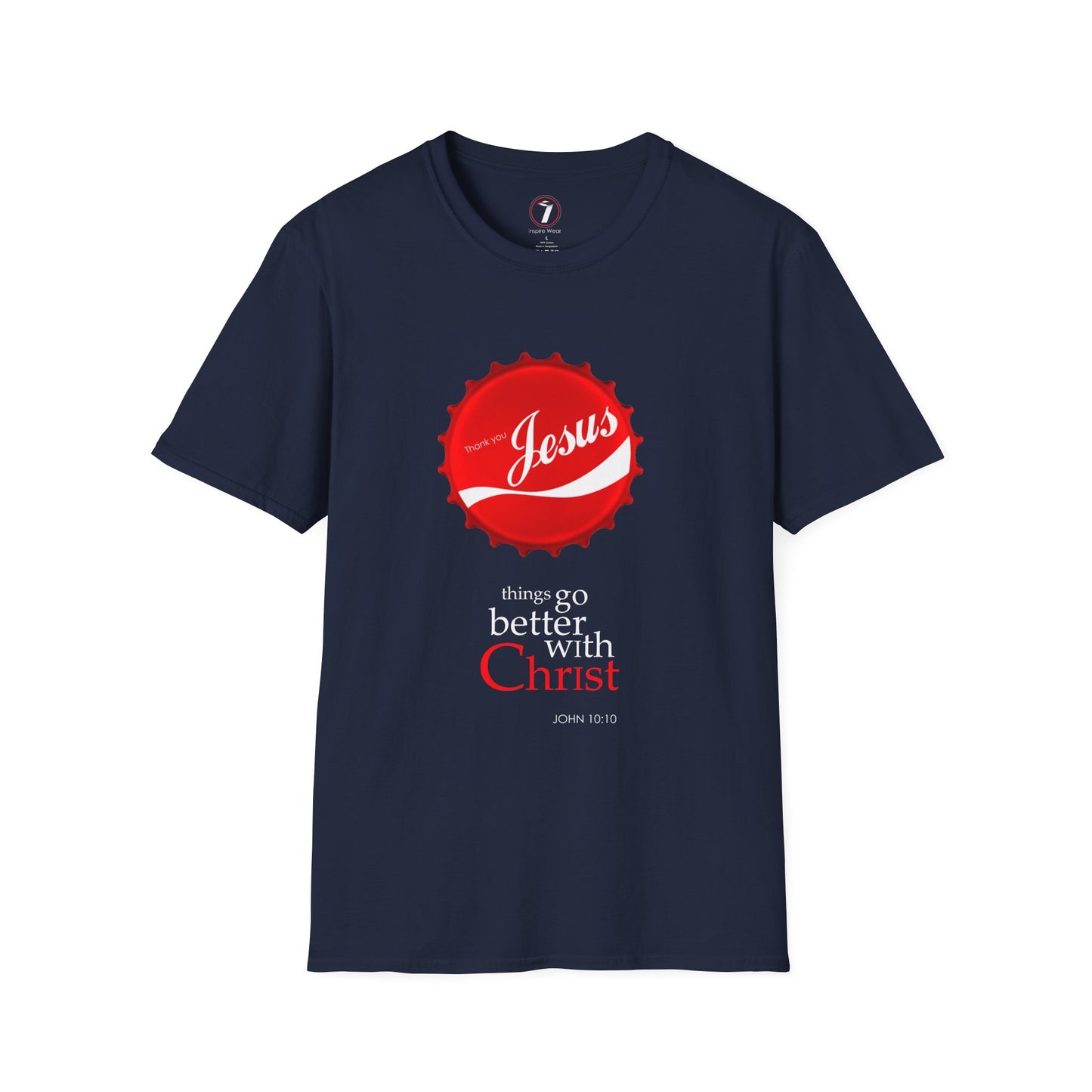 Faith-Inspired Unisex T-Shirt: 'Things Go Better with Christ'