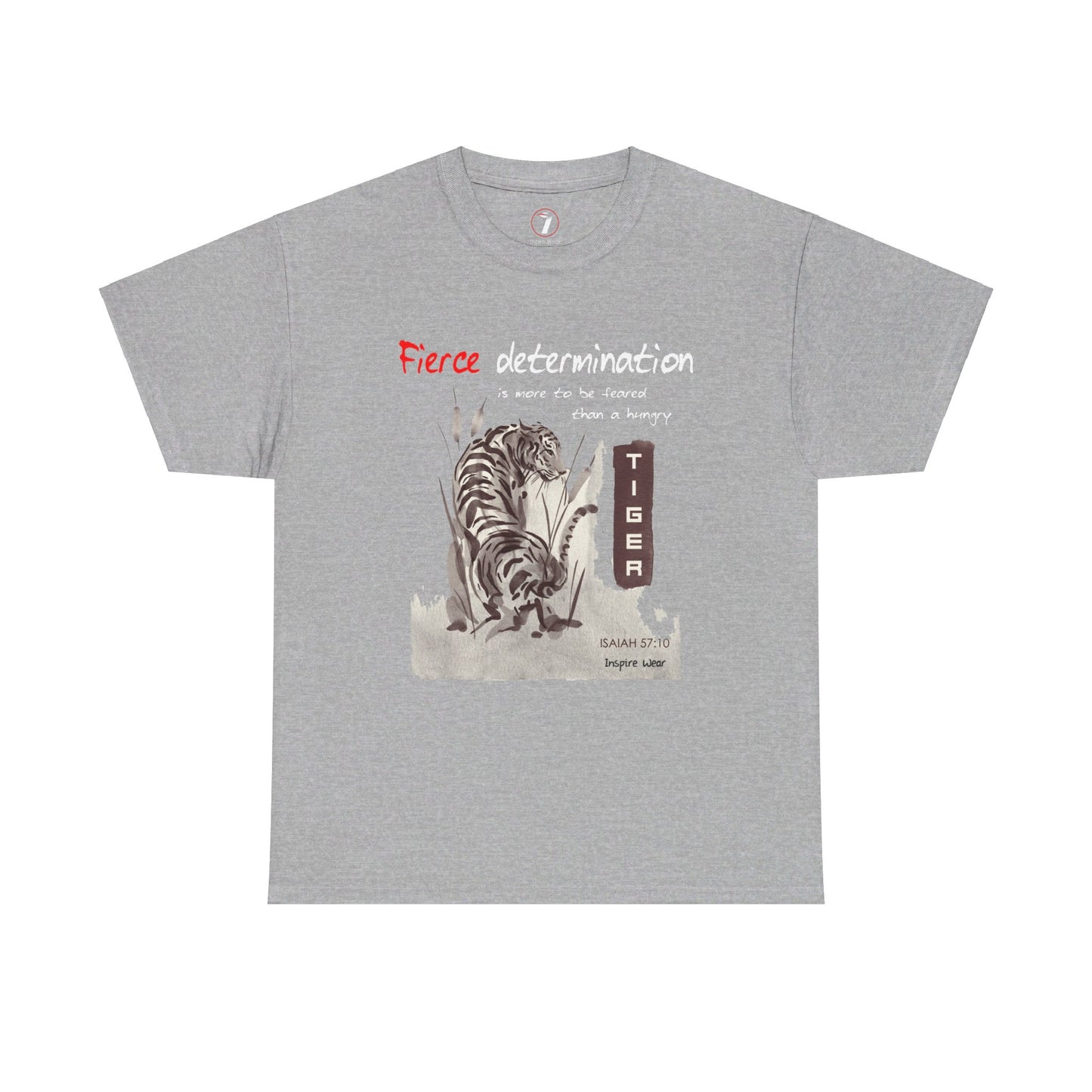 Fierce Determination Unisex Heavy Cotton Tee