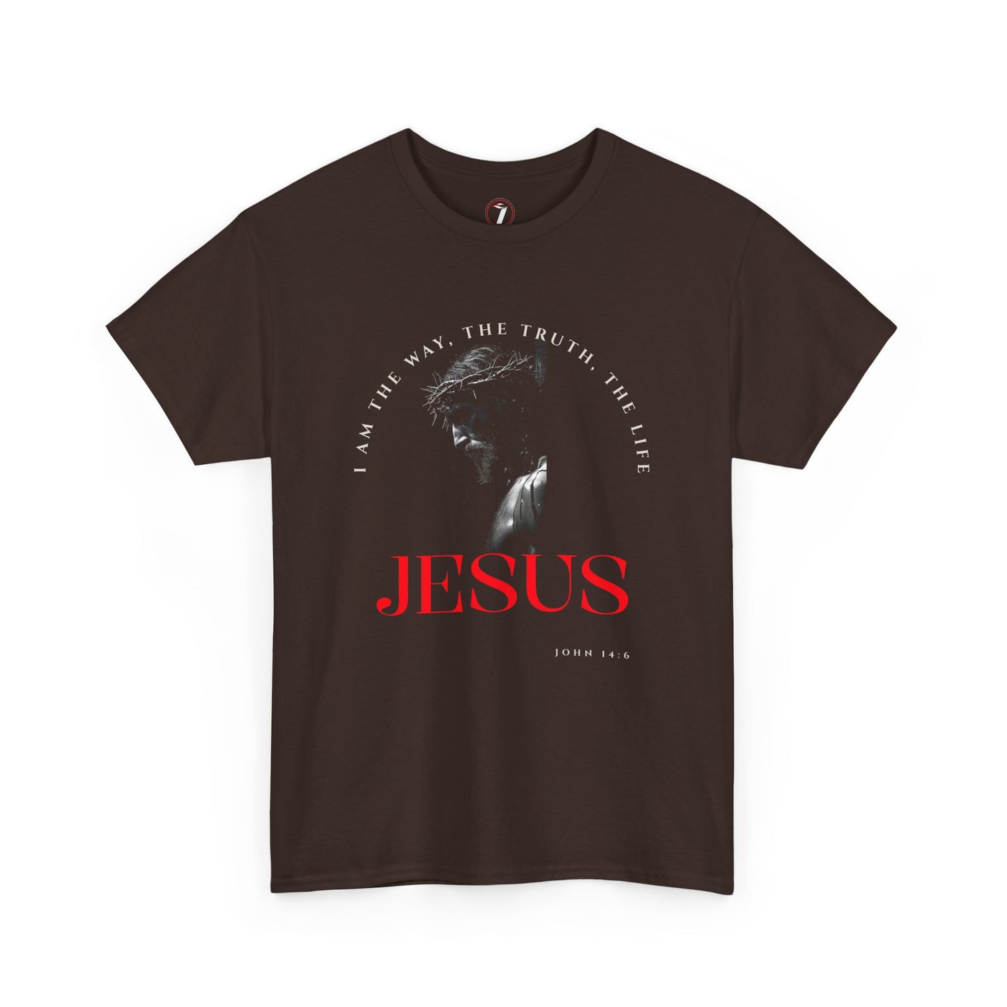I AM the Way, the Truth, the Life Inspirational Unisex Heavy Cotton Tee