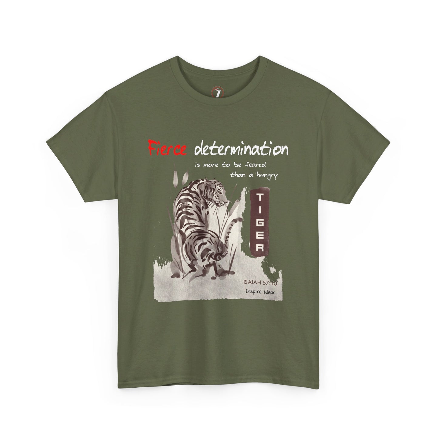 Fierce Determination Unisex Heavy Cotton Tee