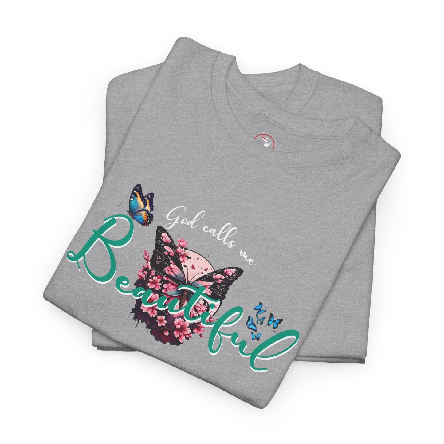 God Calls Me Beautiful Unisex Heavy Cotton Tee