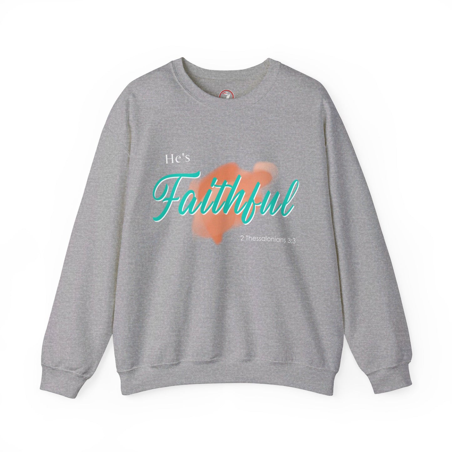He's Faithful Unisex Heavy Blend™ Crewneck Sweatshirt