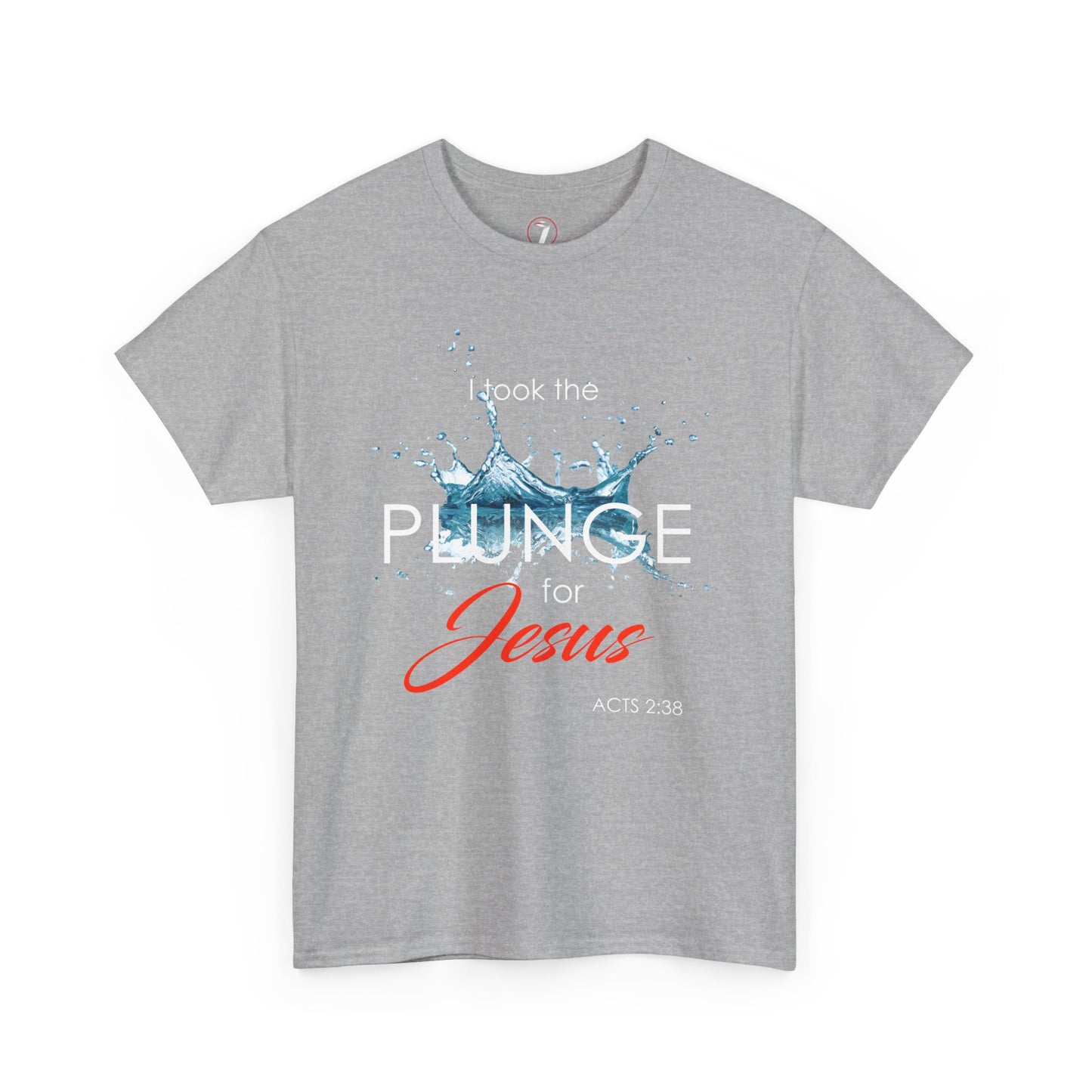 Plunge for Jesus Unisex Heavy Cotton Tee - Faith-Inspired Graphic Shirt