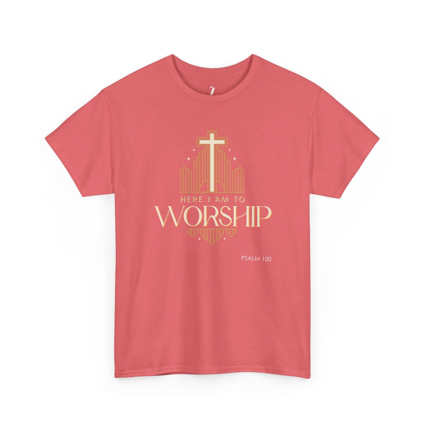 Here I am to Worship Unisex Heavy Cotton Tee