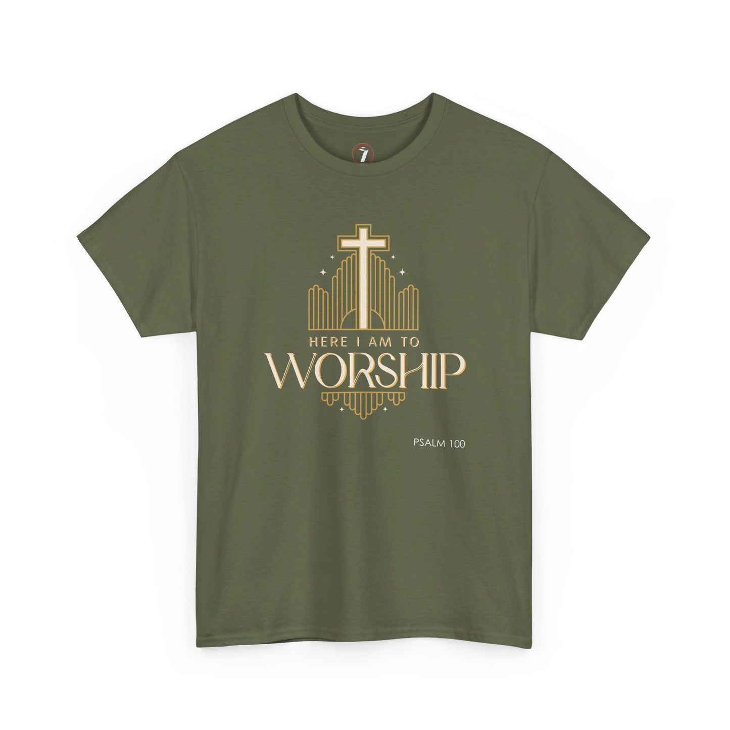 Here I am to Worship Unisex Heavy Cotton Tee