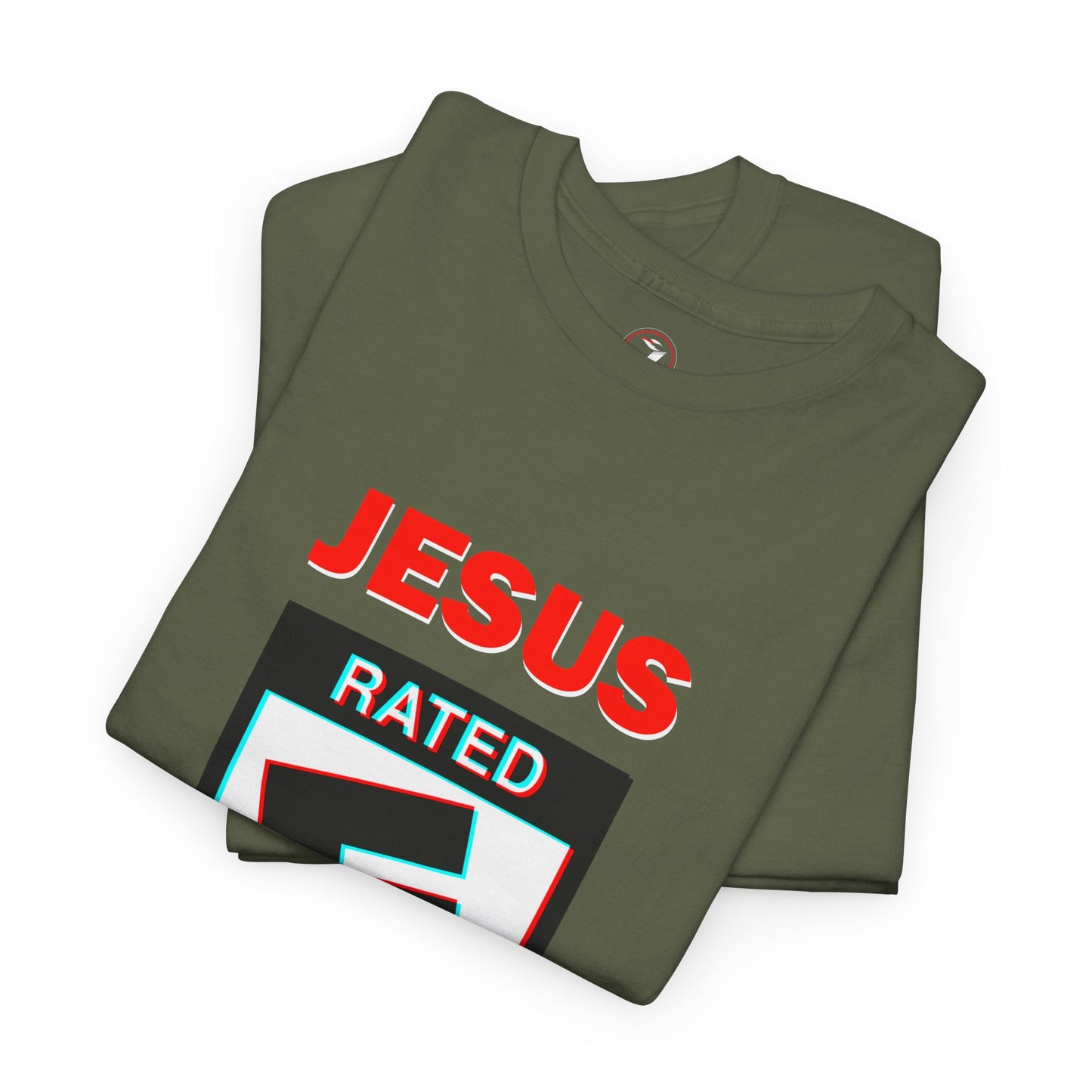 Jesus Rated E Unisex Heavy Cotton Tee Christian T-Shirt