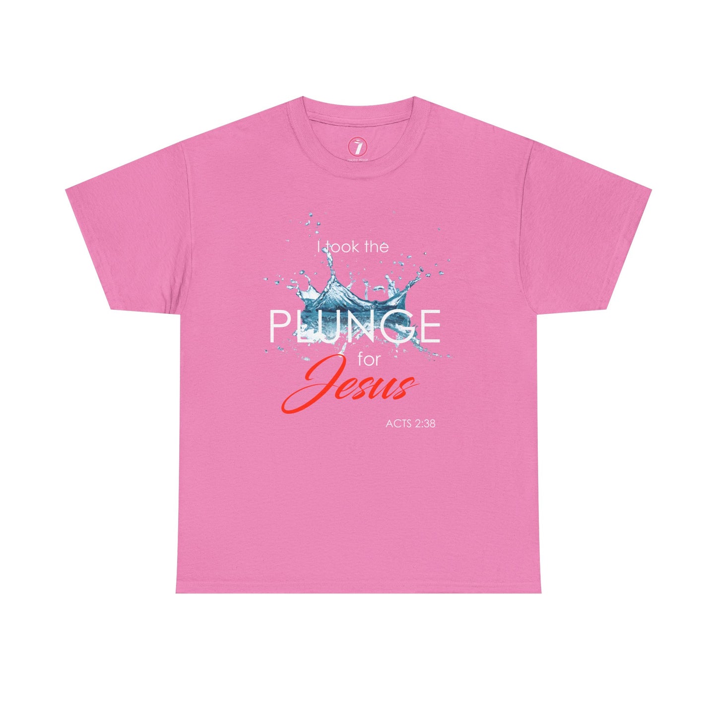 Plunge for Jesus Unisex Heavy Cotton Tee - Faith-Inspired Graphic Shirt