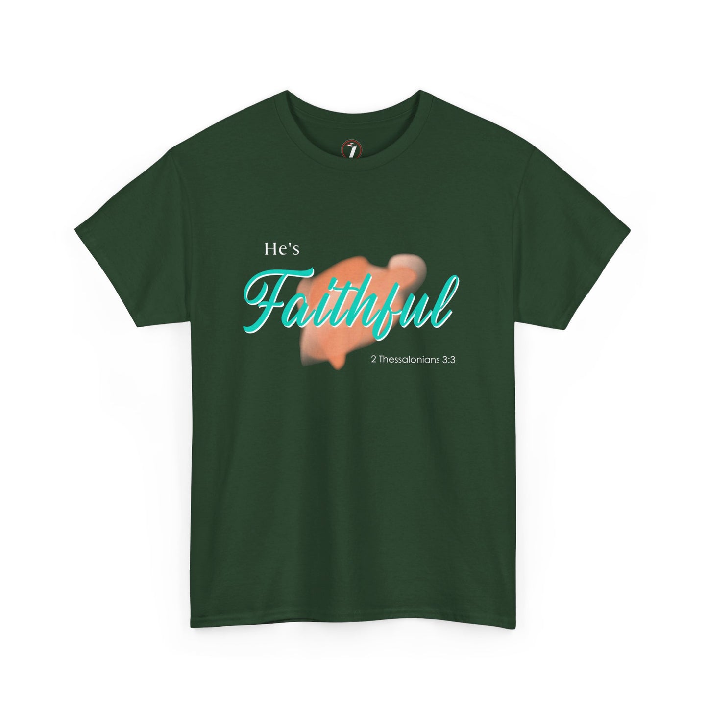 He's Faithful Unisex Heavy Cotton Tee