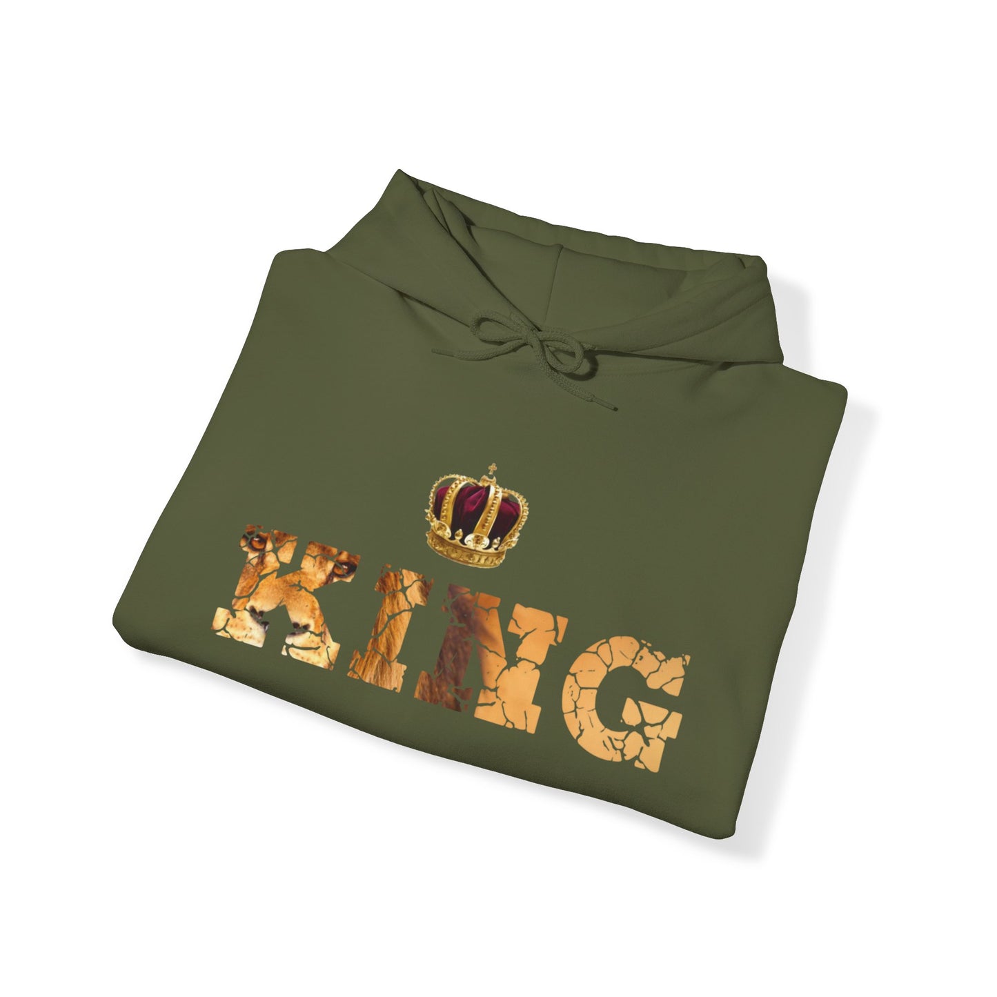 I Am King Unisex Heavy Blend™ Hooded Sweatshirt