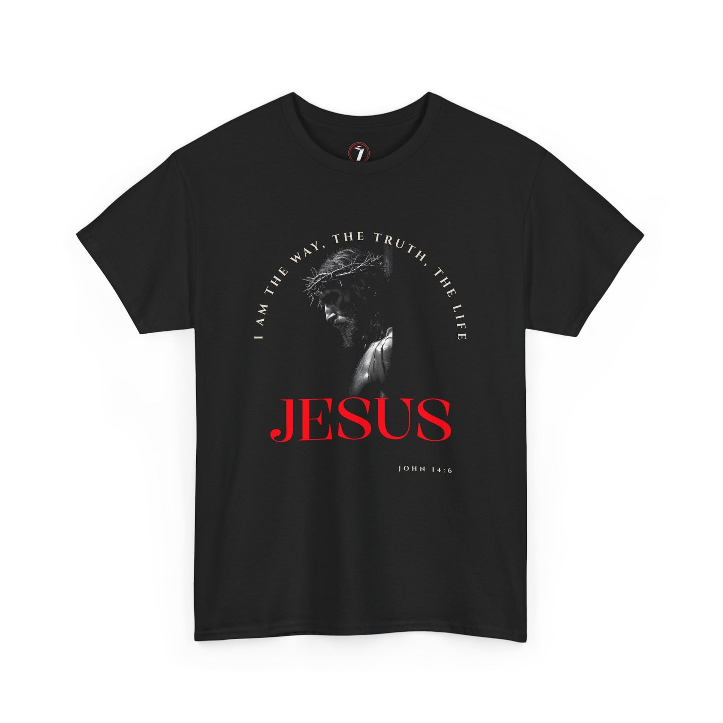 I AM the Way, the Truth, the Life Inspirational Unisex Heavy Cotton Tee