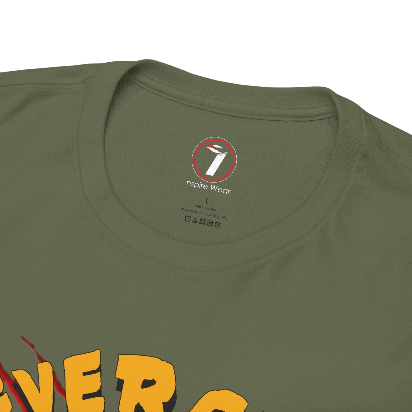Never Give Up Unisex Heavy Cotton Tee