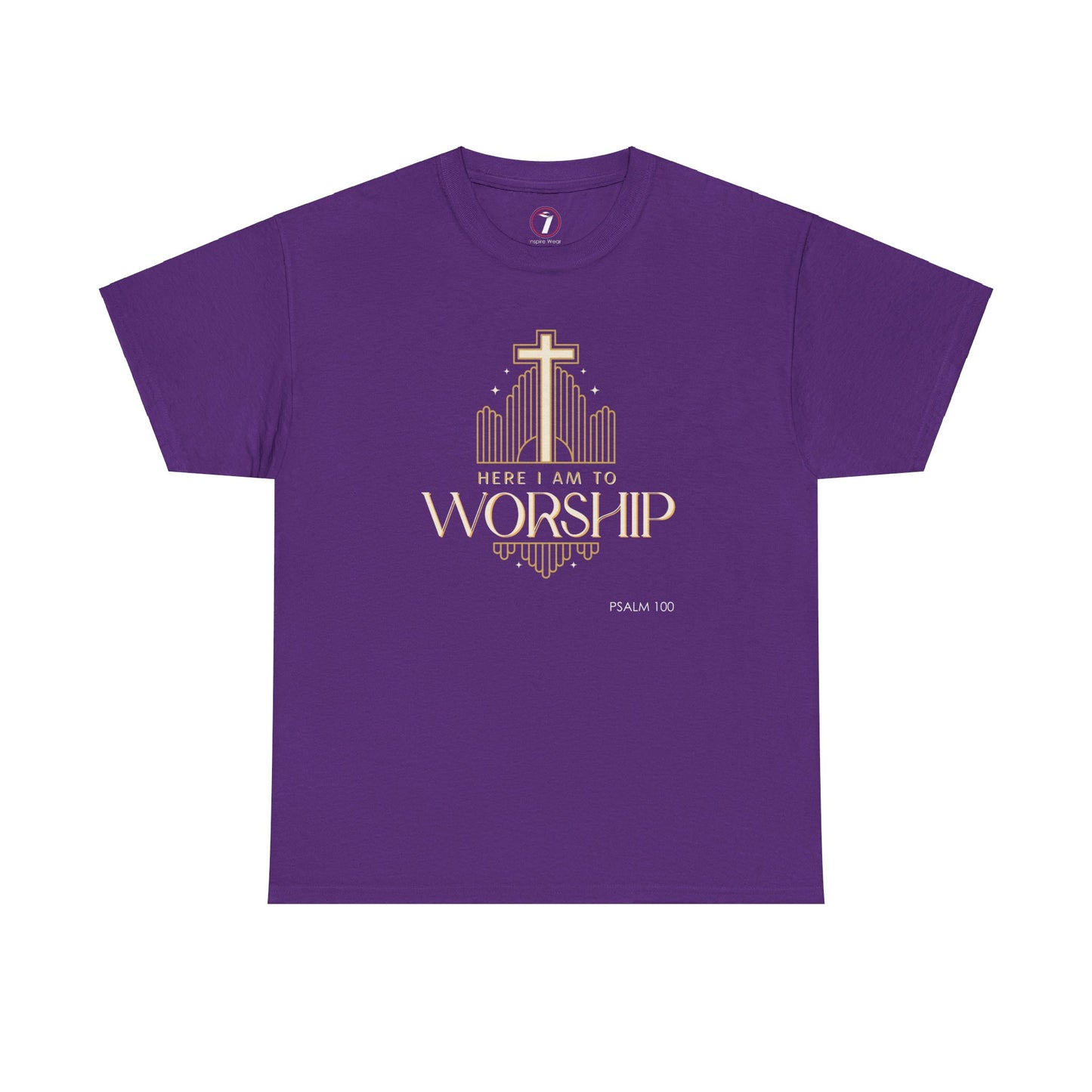 Here I am to Worship Unisex Heavy Cotton Tee
