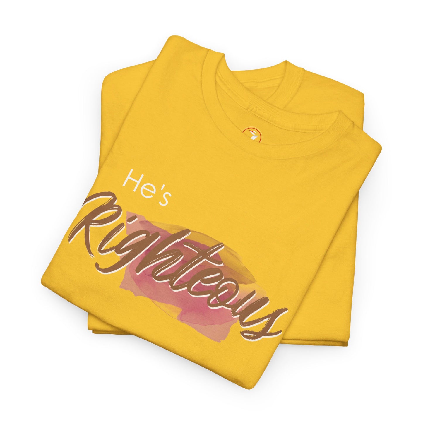 He's Righteous Unisex Heavy Cotton Tee